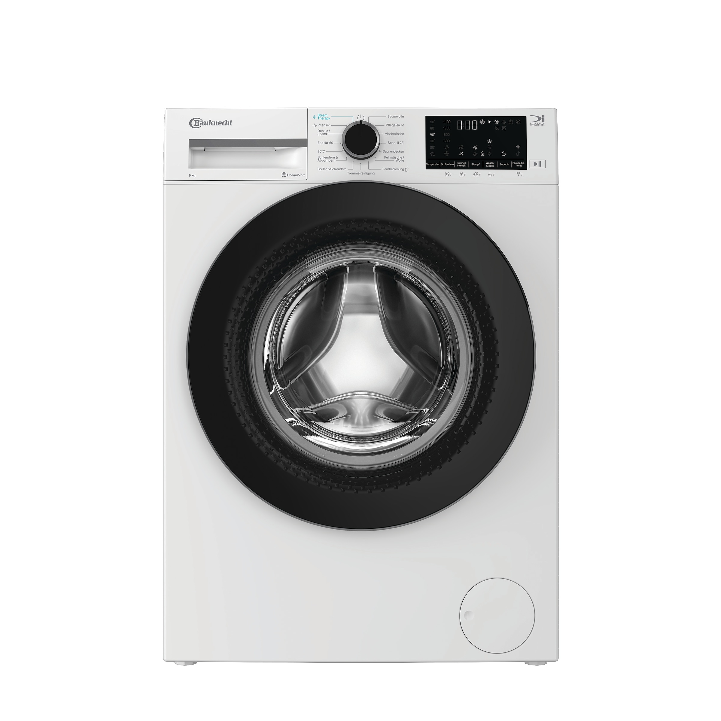 BAUKNECHT Waschmaschine »B W 9A30 BS« 9 kg 1400 U/min Adaptive Wash – Intelligente Anpassung
für perfekte Waschergebnisse