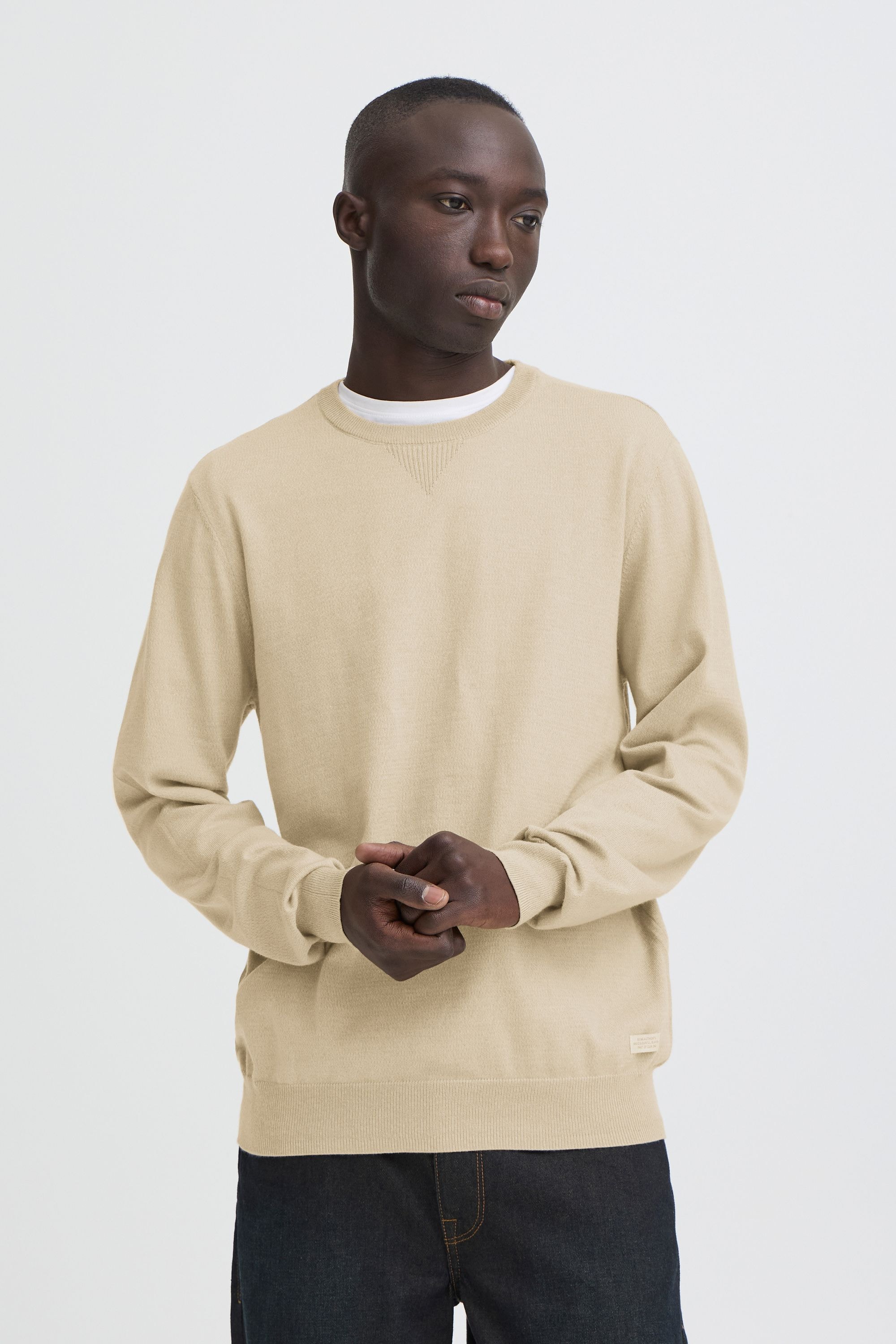 Blend Longpullover "BHBruton" Stilvoller melierter Strickpullover günstig online kaufen