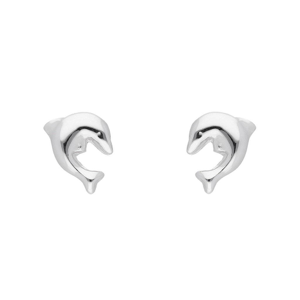 Adelia´s Paar Ohrhänger »925 Silber Ohrringe Ohrstecker Delphin«