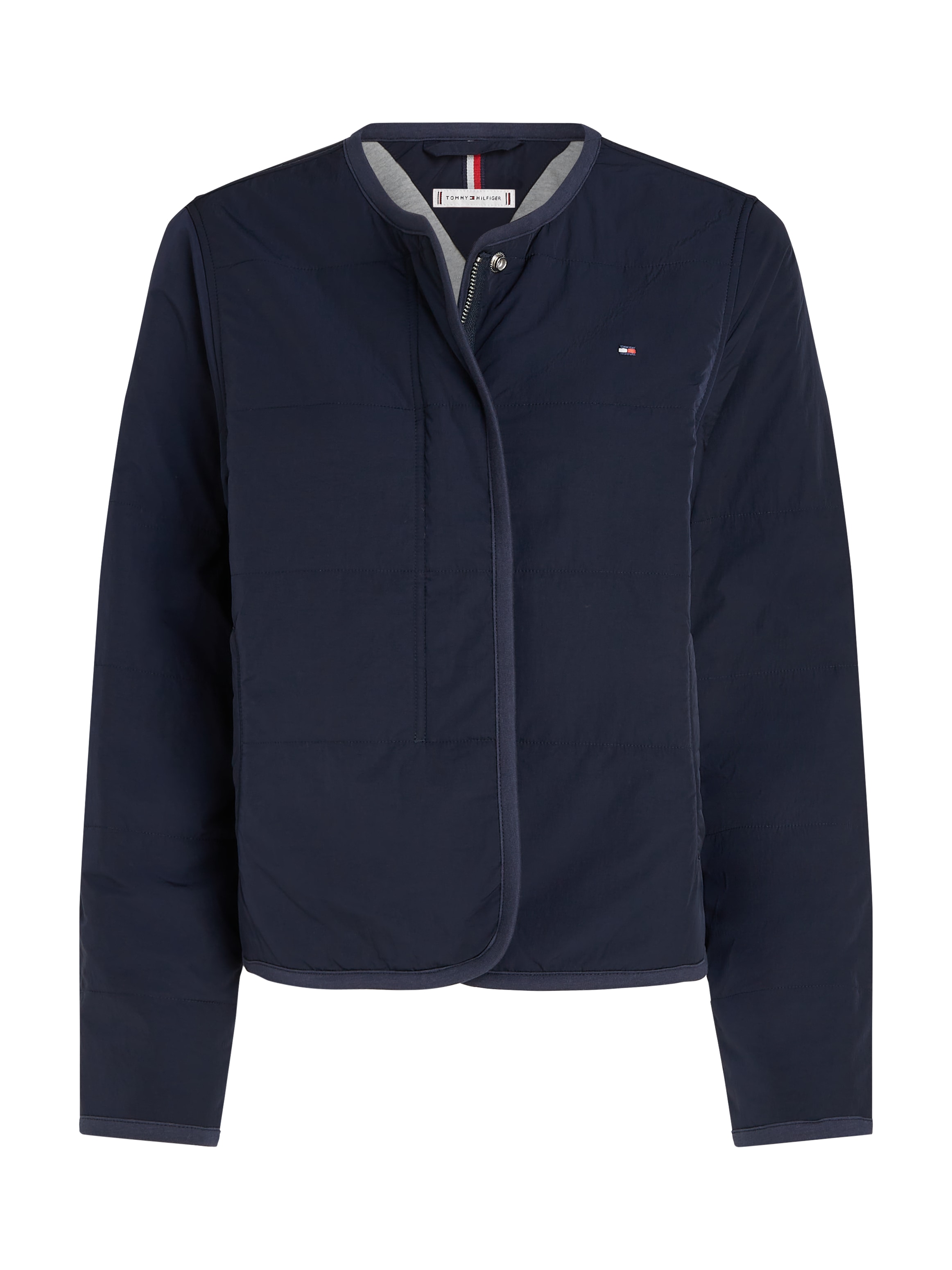 Tommy Hilfiger Steppjacke »JERSEY LINED JACKET«, mit Tommy Jeans Logo-Flag