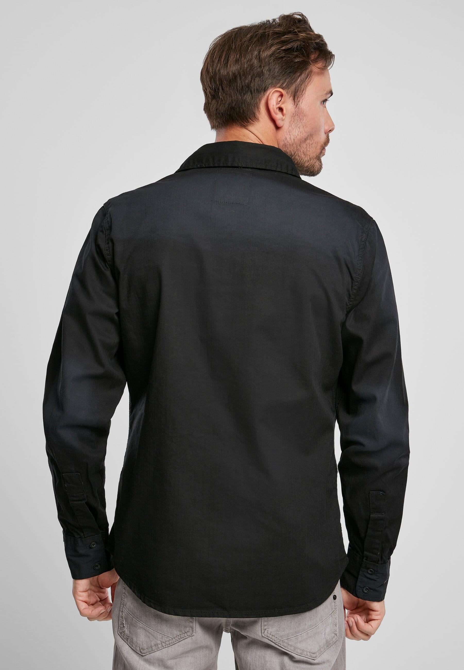 Brandit Langarmhemd »Brandit Herren Hardee Denim Shirt«, (1 tlg.)