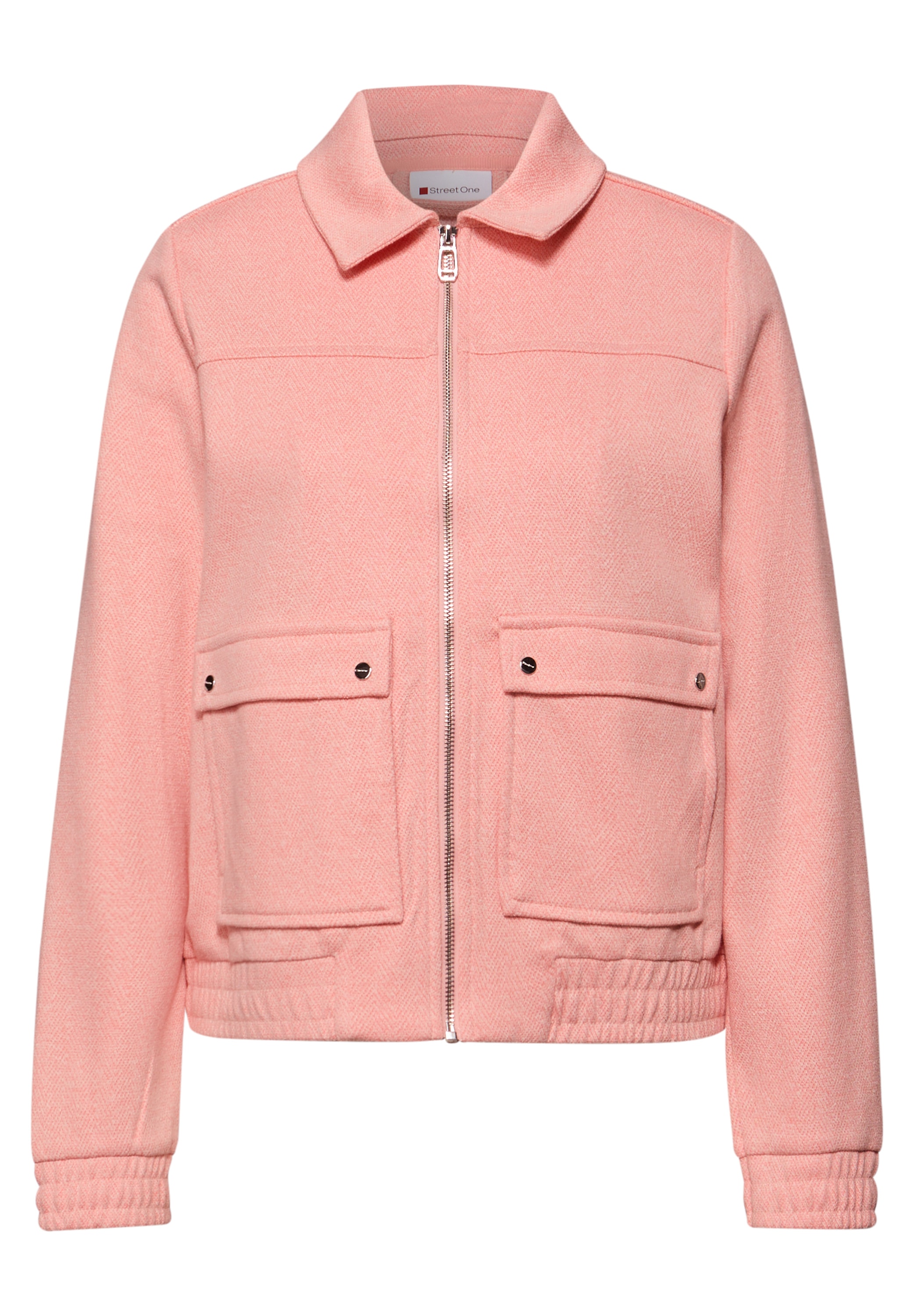 STREET ONE Blouson ohne Kapuze im soften Baumwoll-Mix