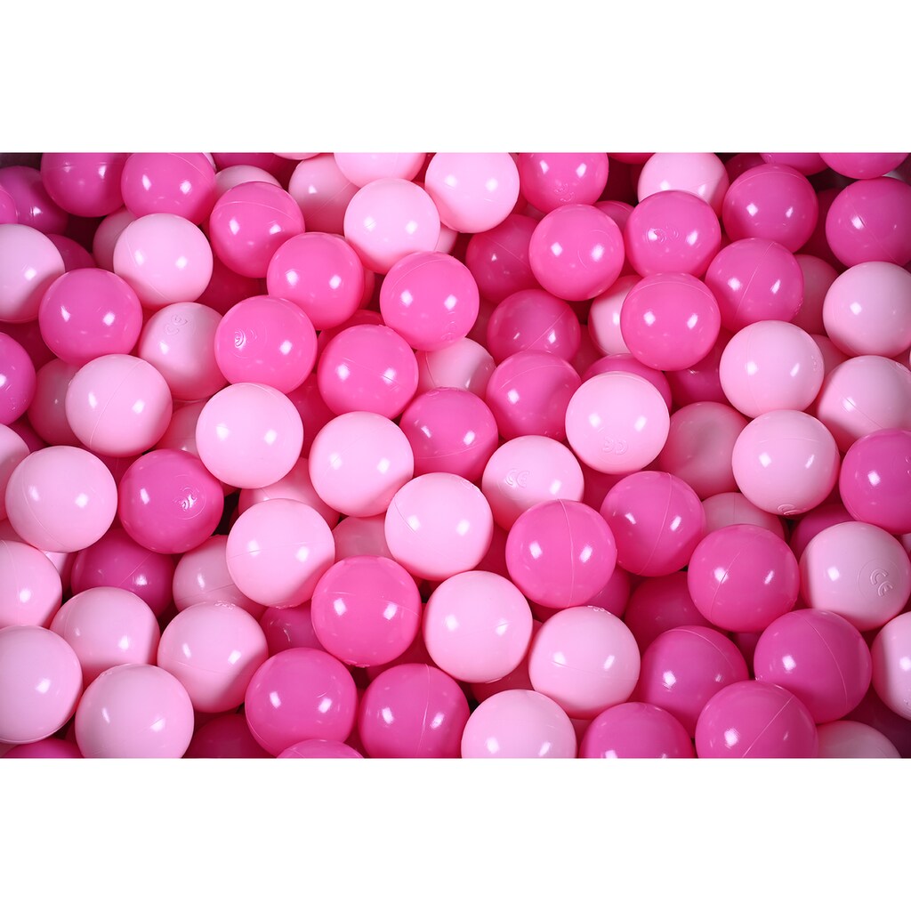 Knorrtoys® Bällebad »Soft, Grey White Stars«, mit 300 Bällen soft pink; Made in Europe