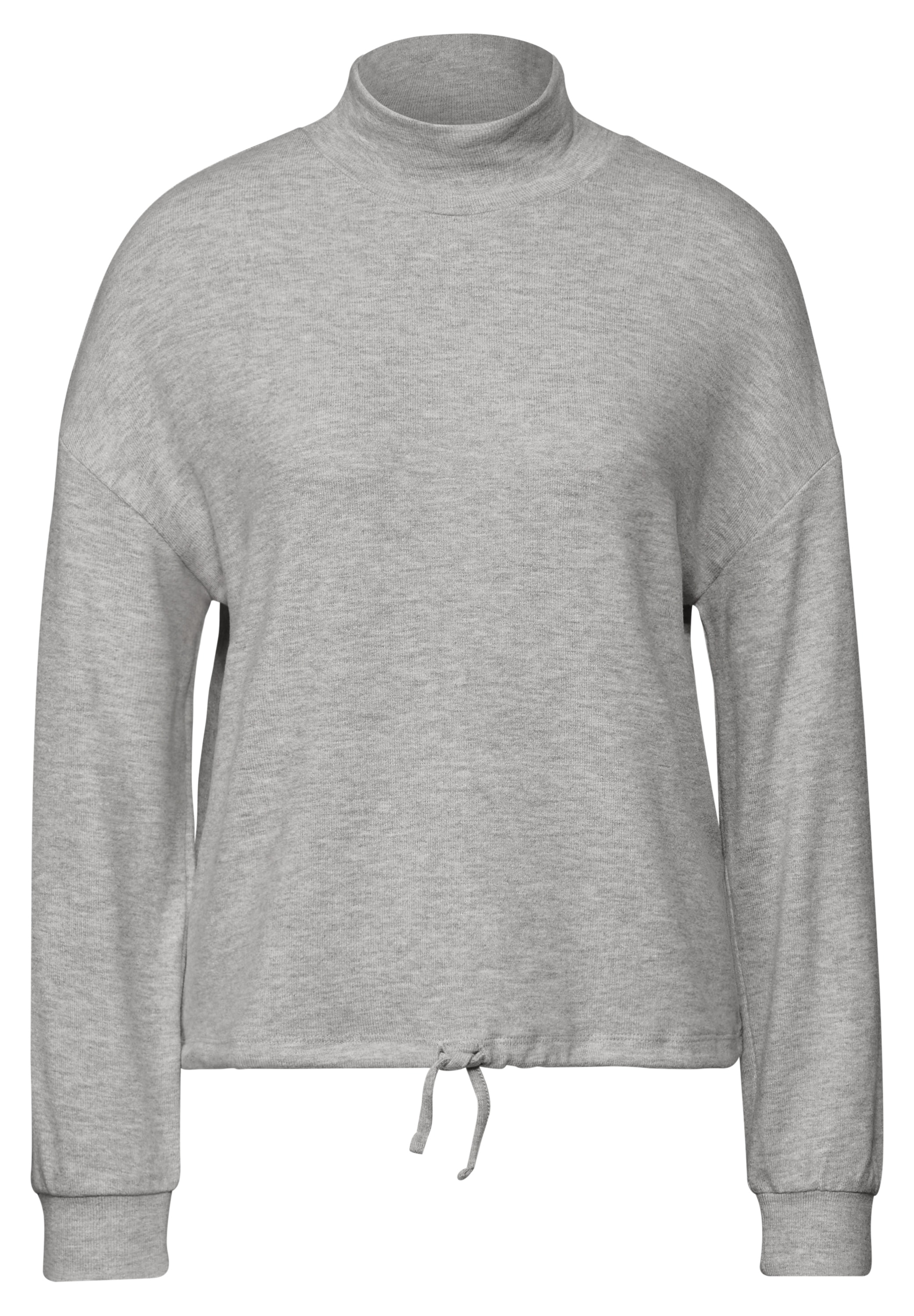 STREET ONE STUDIO Langarmshirt, aus softem Materialmix