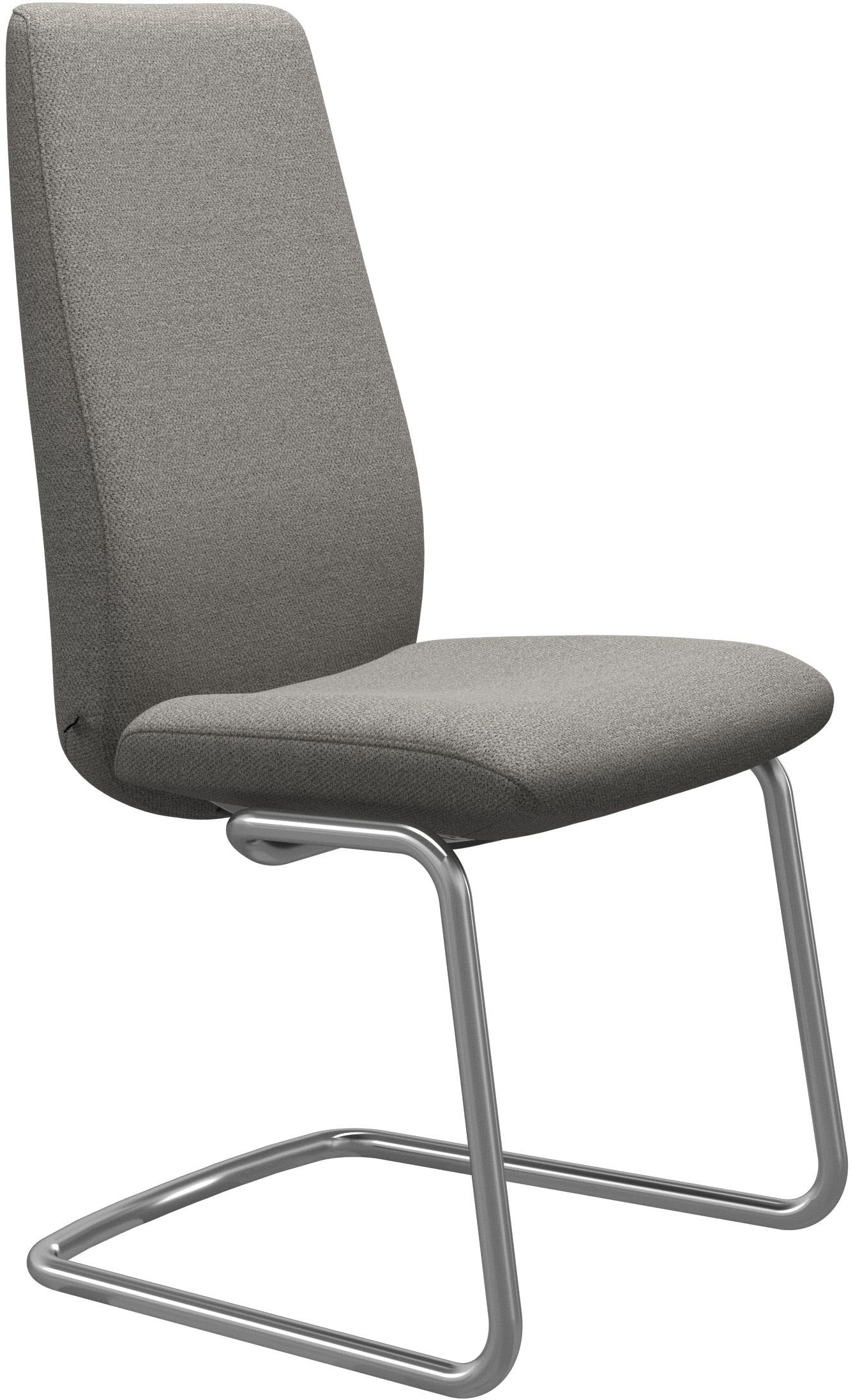 Stressless Polsterstuhl "Laurel", ROHLEDER Stoff Q2 FARON, High Back, Größe L, mit Beinen aus Stahl in Schwarz matt