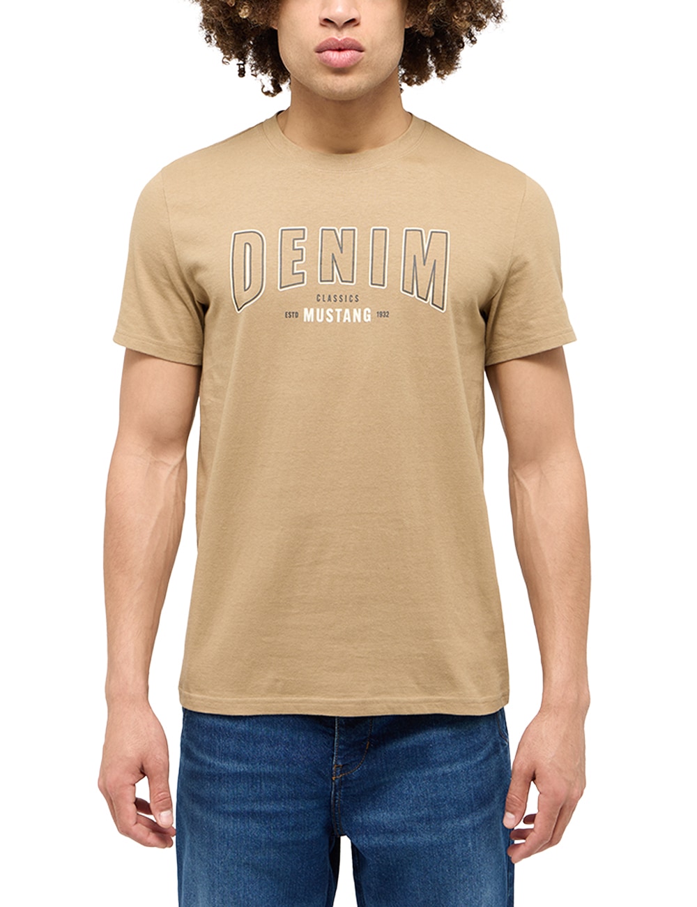 MUSTANG Kurzarmshirt "T-Shirt" günstig online kaufen
