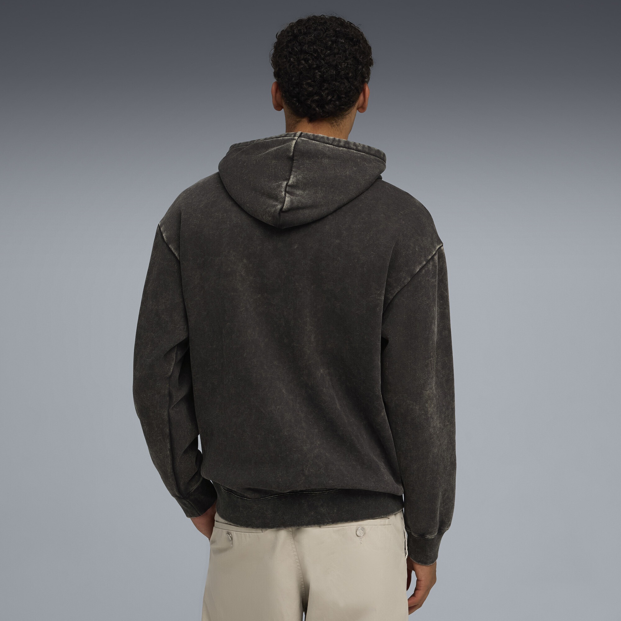 PUMA Hoodie »Essentials Elevated Relaxed Wash Hoodie Herren«