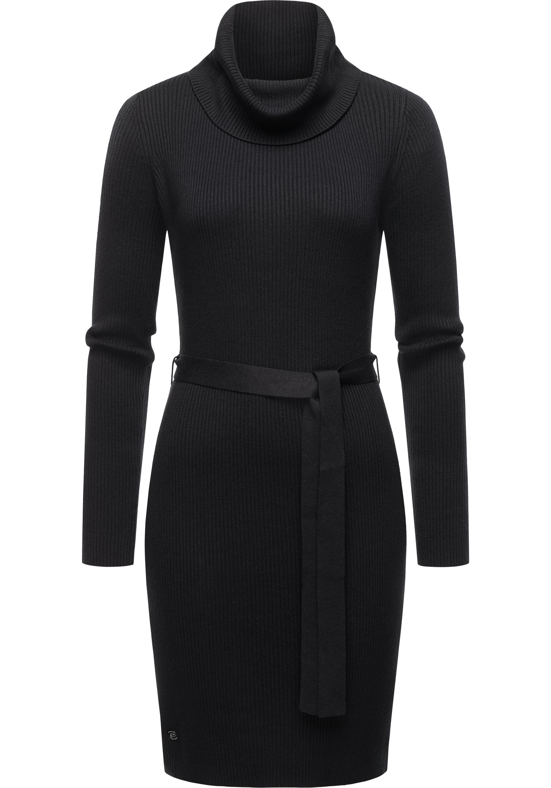 Ragwear Sweatkleid "Miyya" Ohne Taschen warmes Winterkleid mit breitem Roll günstig online kaufen