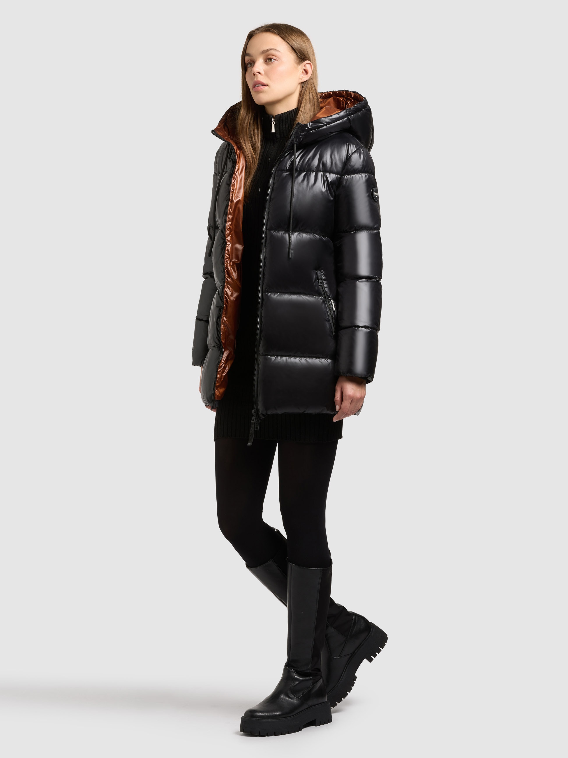 khujo Steppjacke »DASHA«, mit Kapuze