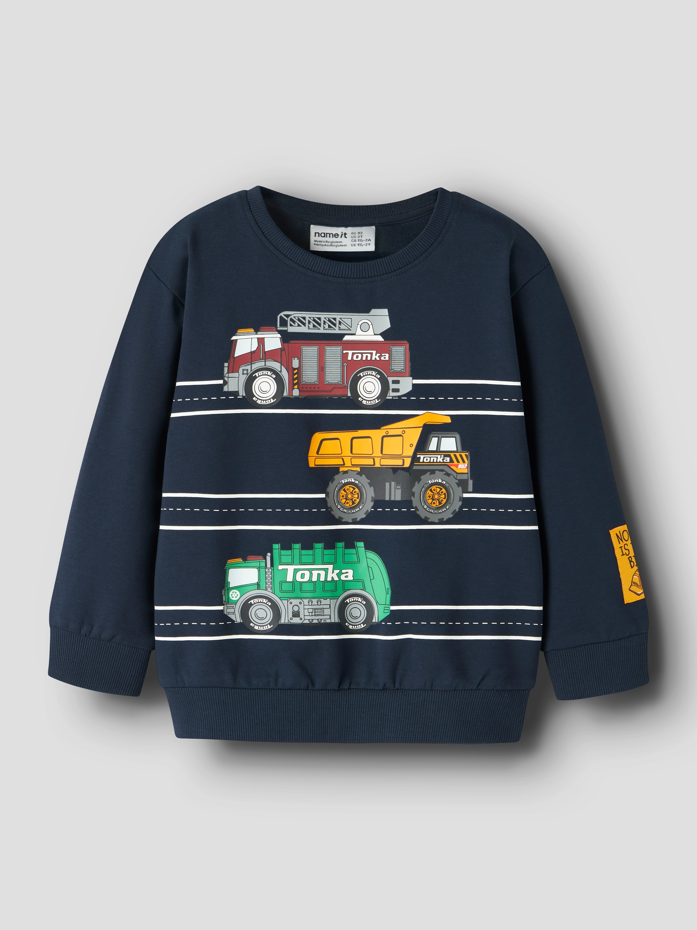 Name It Sweatshirt »NMMJORGE TONKA NREG SWEAT UNB CPLG«, Baumwollmischung, regular fit
