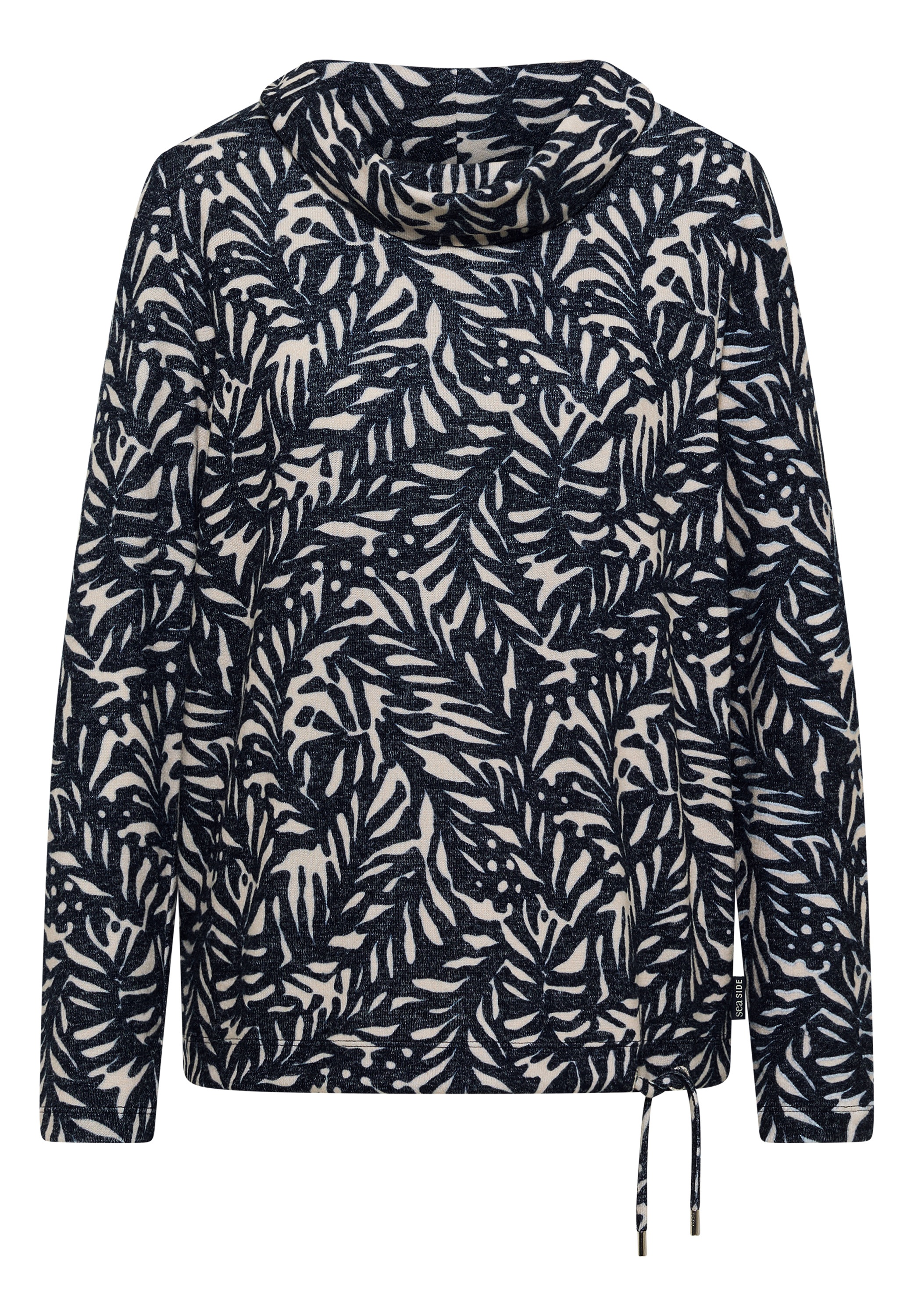 Cecil Langarmshirt mit Schalkragen