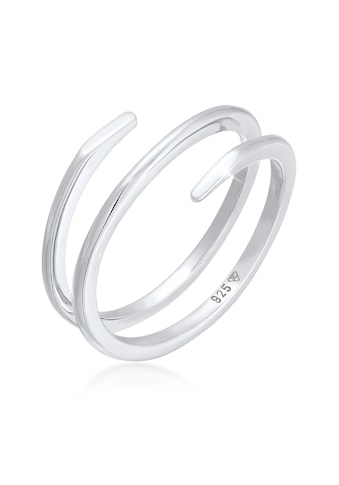 Fingerring »Wickelring Twist Fein 925 Silber«