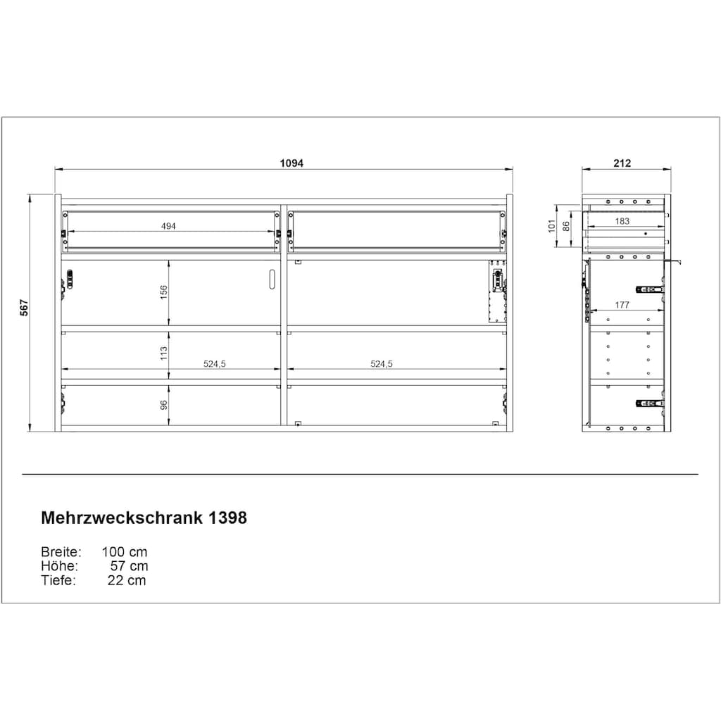 GERMANIA Schuhschrank »Ameca, Hängeschrank,«