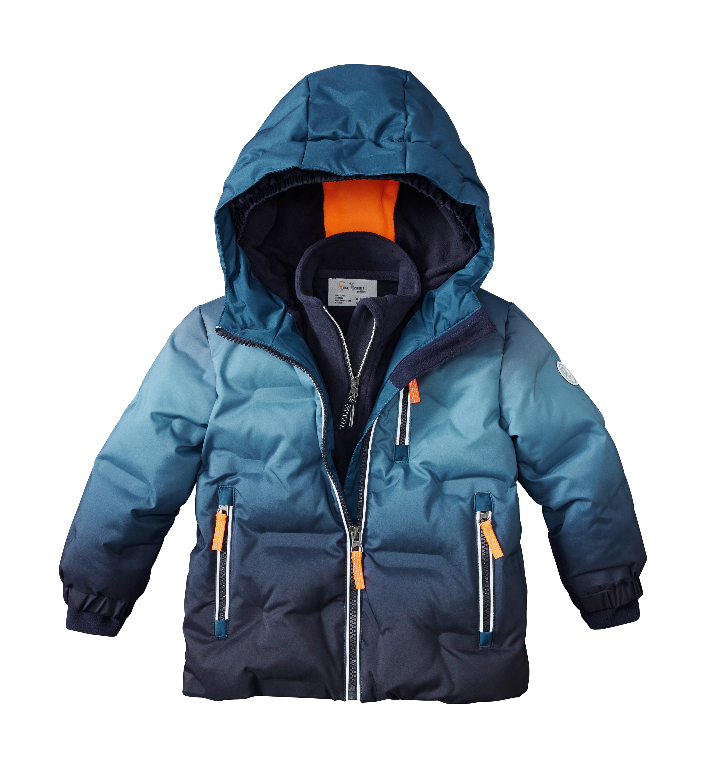 first instinct by killtec Steppjacke »FISW 39 MNS QLTD JCKT«, Winddichte, wasserabweisende Kinderjacke mit Fleece und Schneefang