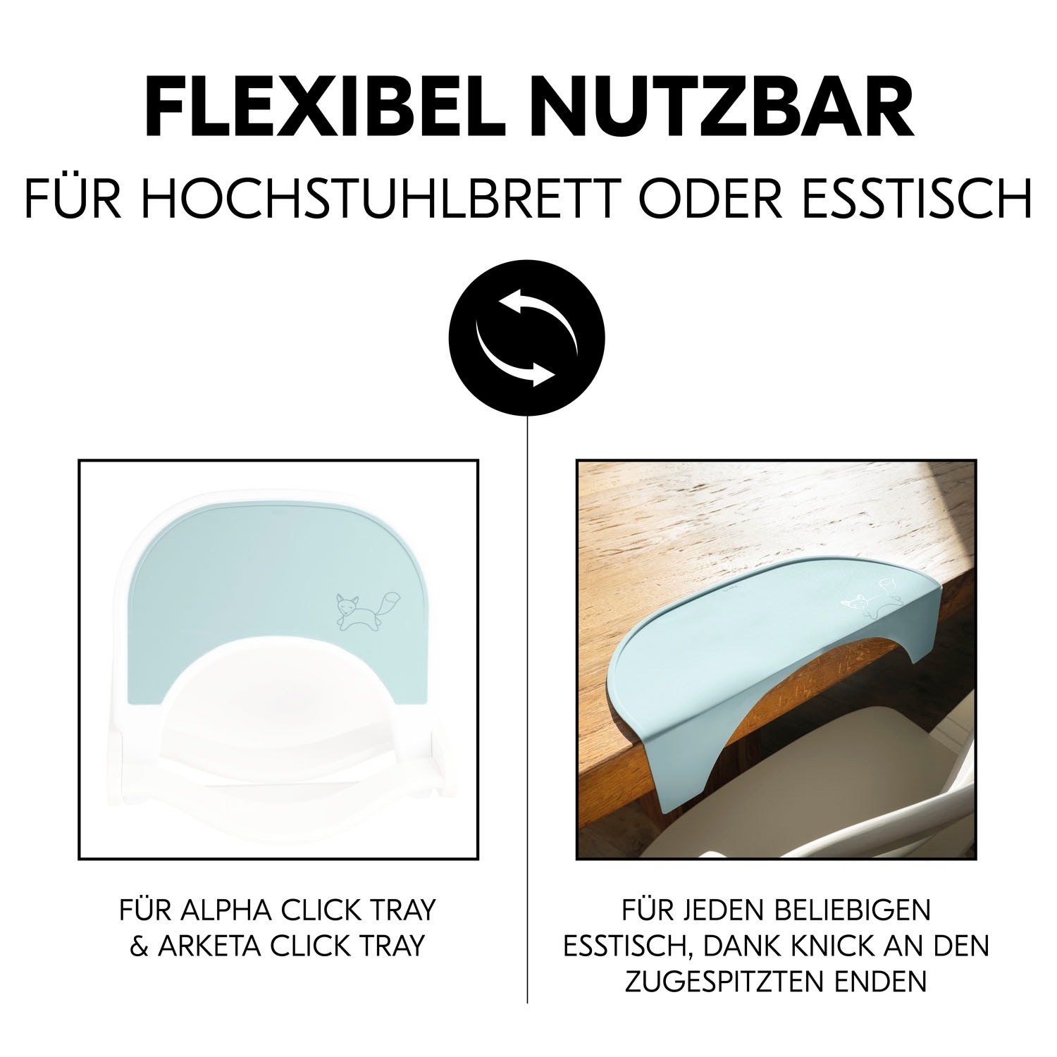 Hauck Platzset »Highchair Tray Mat«, für Hochstuhl-Essbretter