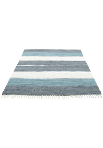 THEKO Teppich »Stripe Cotton«, rechteckig, Flachgewebe, gestreift, reine Baumwolle,... kaufen