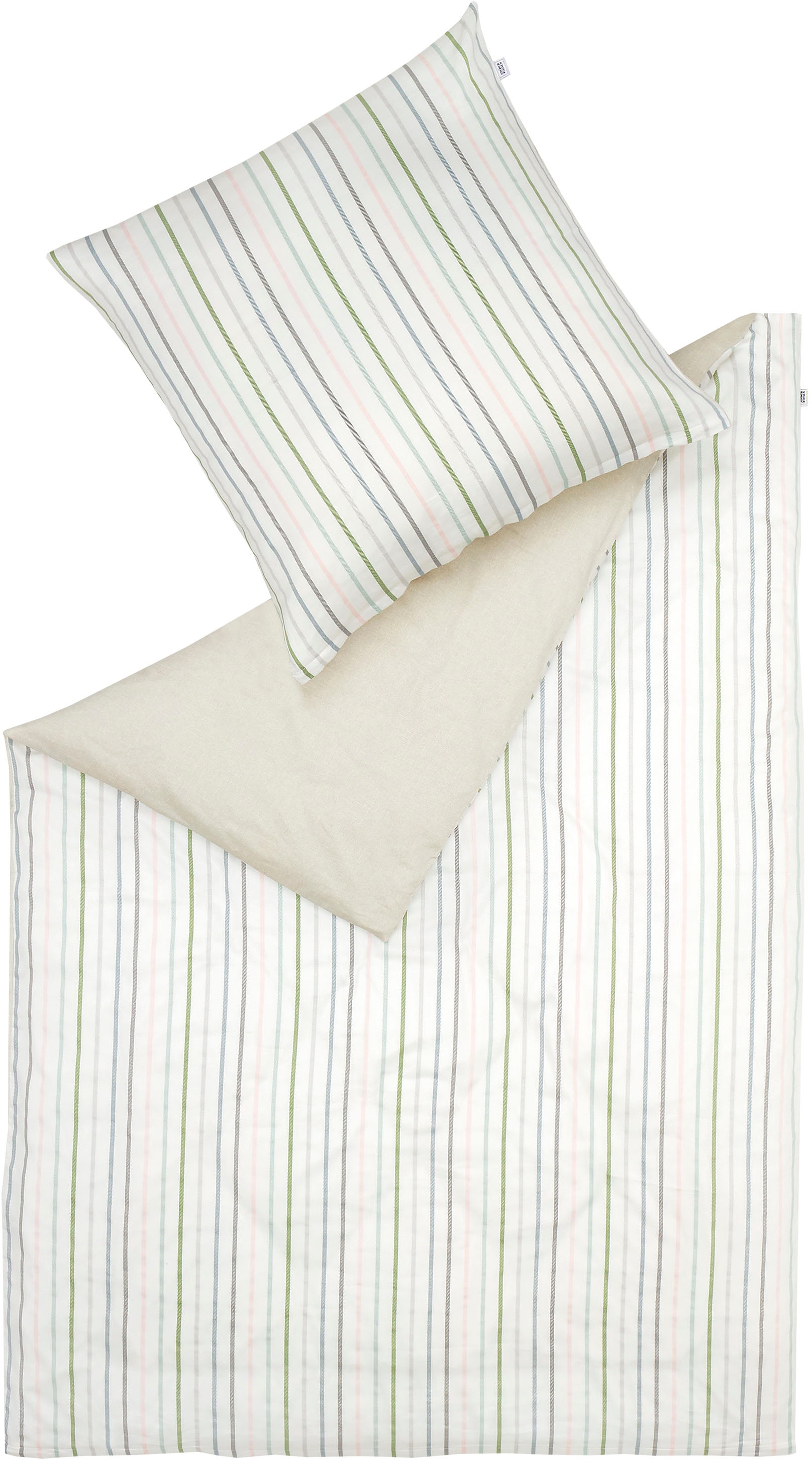 SCHÖNER WOHNEN-Kollektion Bettwäsche "Happy" 2 Stk. Satin Qualität günstig online kaufen