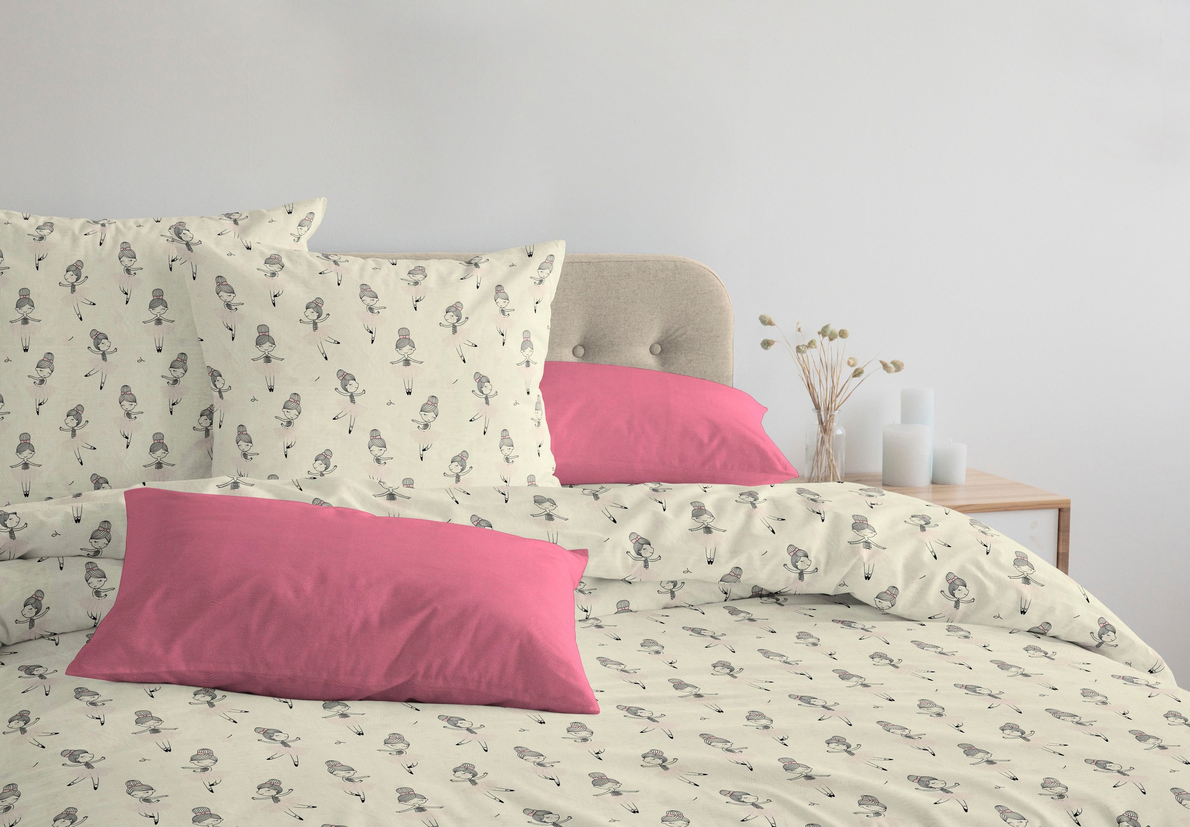 Adam Kinderbettwäsche "Bellerina" 2 Stk. GOTS zertifiziert - aus Bio-Baumwo günstig online kaufen