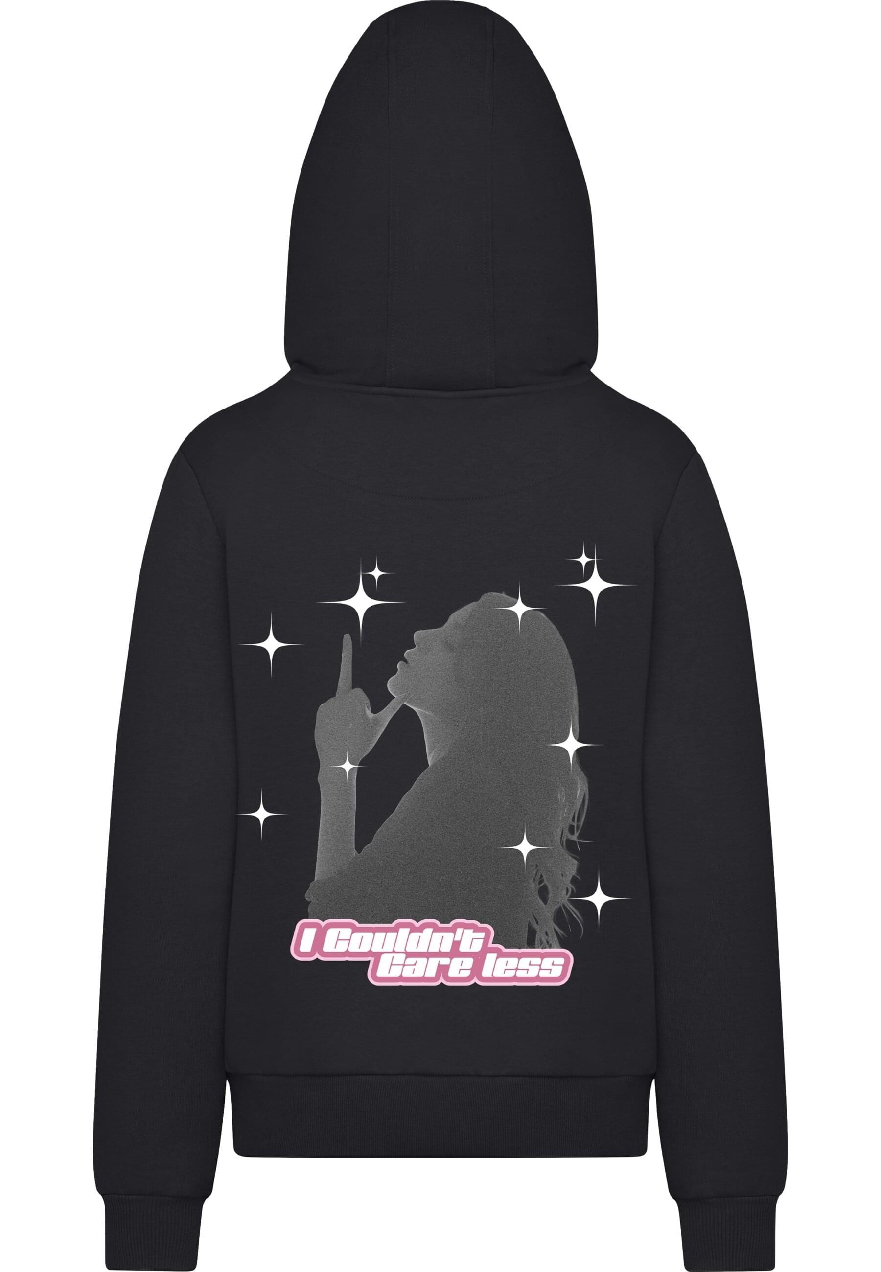 Miss Tee Kapuzenpullover »Miss Tee Couldn't Care Less Ladies Fluffy Hoody«, (1 tlg.)