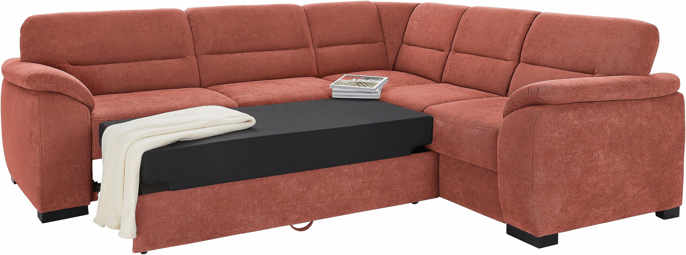 sit&more Ecksofa "Montego L-Form" wahlweise mit Bettfunktion und Schubkaste günstig online kaufen