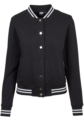 Anorak »Urban Classics Damen Ladies College Sweat Jacket«, (1 St.), ohne Kapuze
