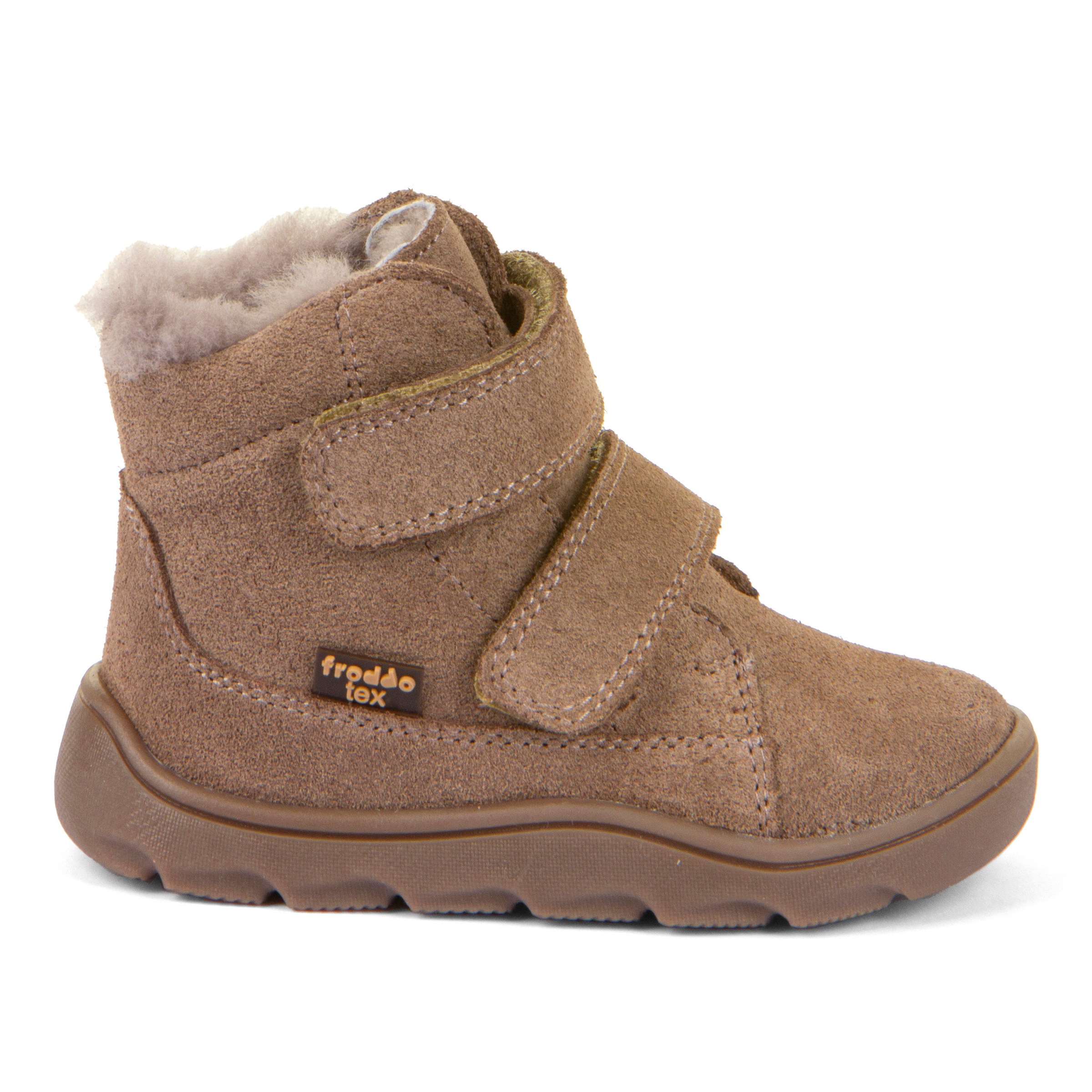 froddo® Barfußschuh »ZERU TEX FURRY BAREFOOT«  Klettstiefelette, Winterstiefel mit TEX-Ausstattung