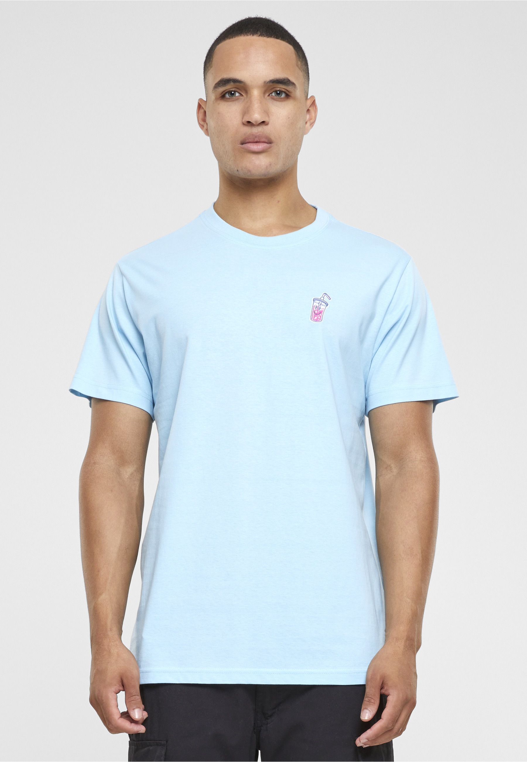 MisterTee T-Shirt »MisterTee Herren Good Vibes Drink Tee EMB« 1 Stk.