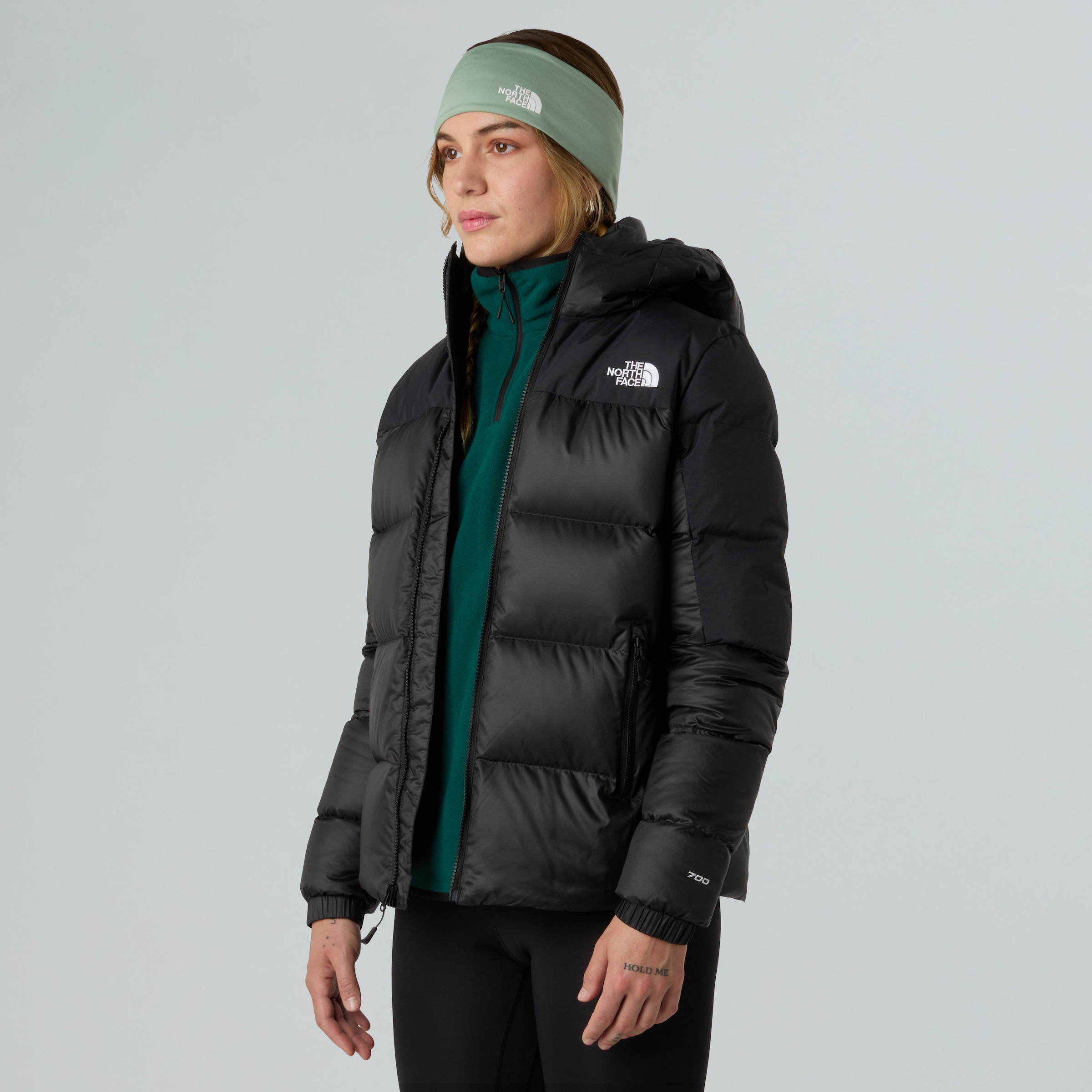 The North Face Daunenjacke »W DIABLO DOWN 2.0 HOODED JACKET«, (1 St.), Daunenfüllung, sehr warm, winddicht