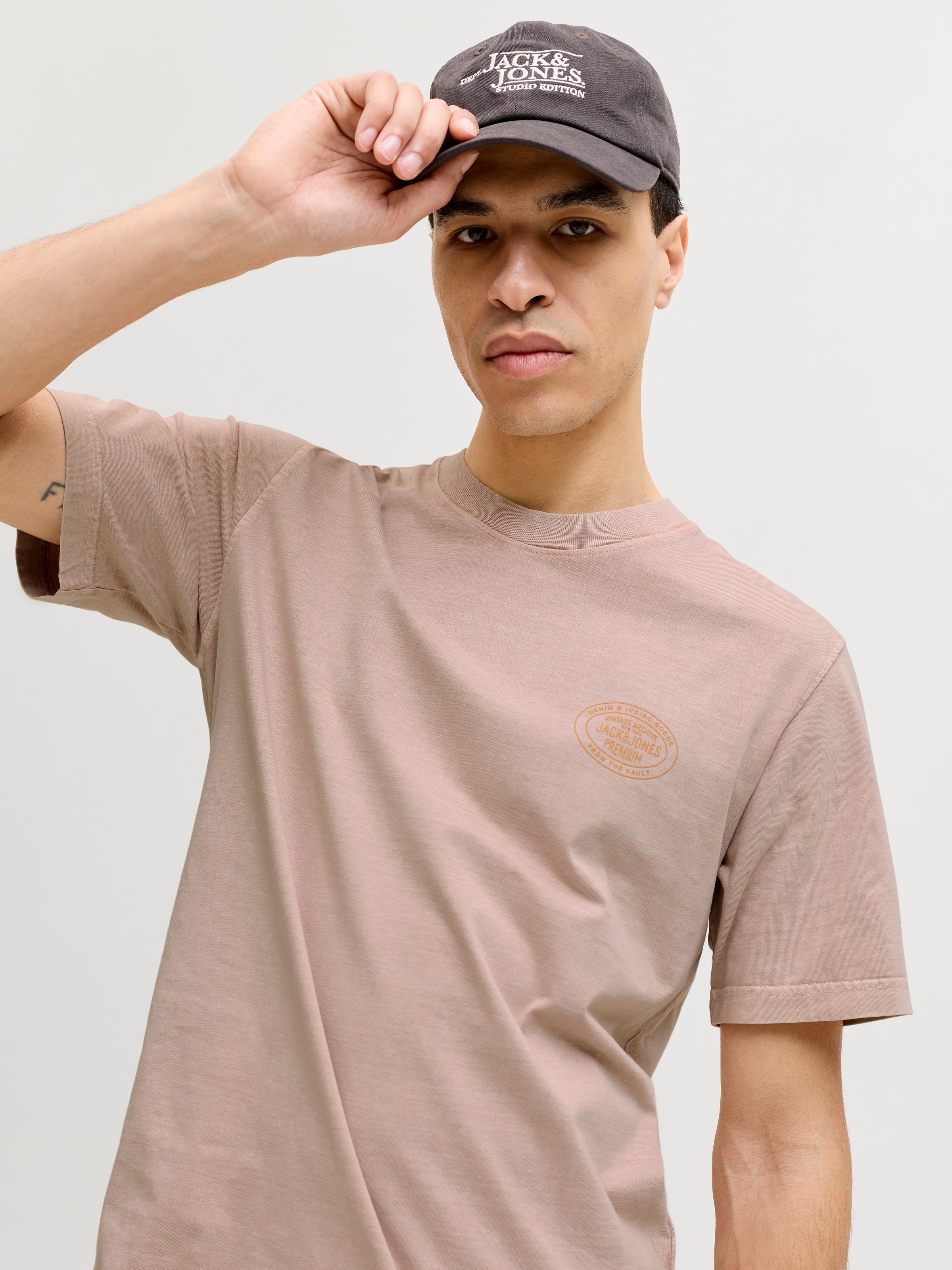 Jack & Jones T-Shirt »JPRBLUFELIX SS TEE« mit Logo Print