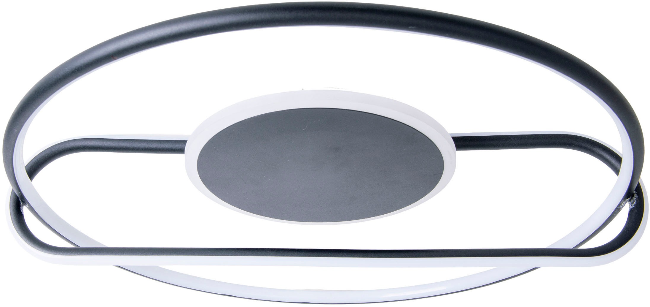 näve LED Deckenleuchte »Brendan« LED-Modul 1 Stk. Warmweiß geometrische Kombination aus Elipse und Kreis, D: 54cm, warmweiße LED