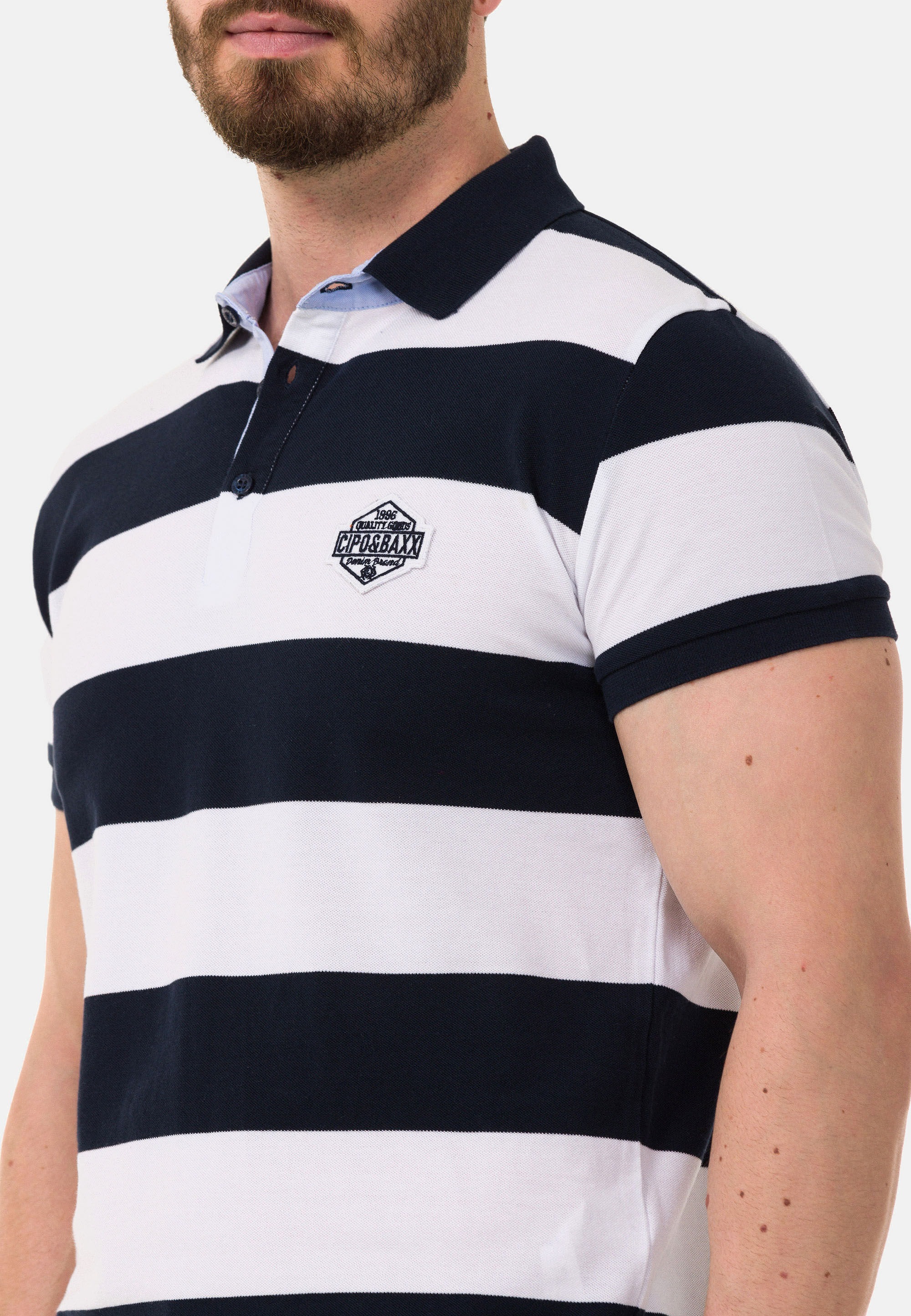Cipo & Baxx T-Shirt »CT741« gerade geschnitten