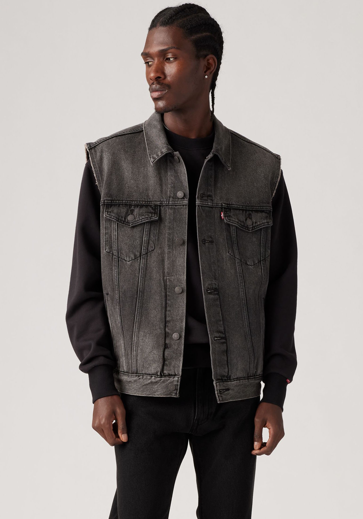 Levis Jeansweste "RELAXED TRUCKER VEST MED INDIGO - WORN IN" günstig online kaufen