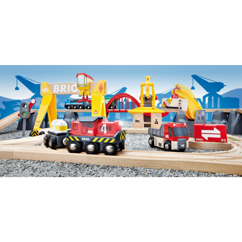 BRIO® Spielzeug-Eisenbahn »BRIO® WORLD, Frachten Set Deluxe«, (Set)