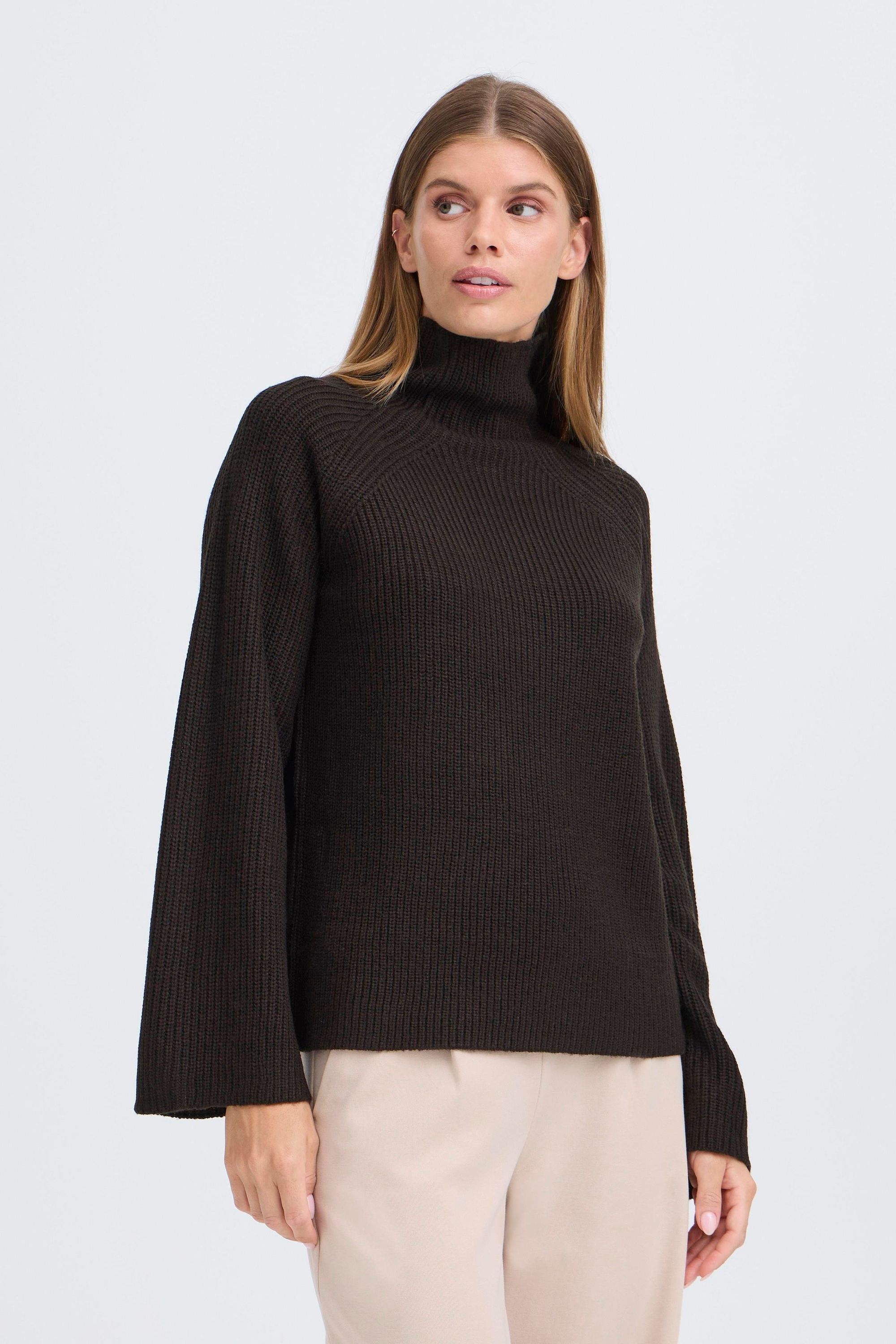 Thumbnail - OXMO Strickfleece-Pullover "Strickpullover OXBMMNELLY TURTLENECK"