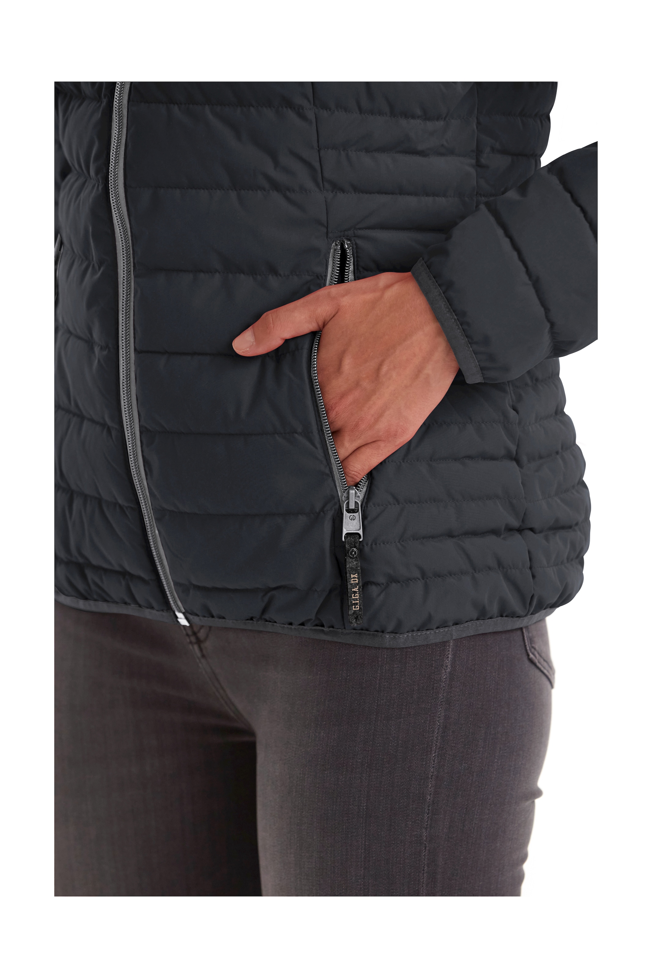 G.I.G.A. DX by killtec Steppjacke »Ventoso WMN Quilted JCKT D«, Leichte Jacke, wind- und wasserabweisend, mit abzippbarer Kapuze