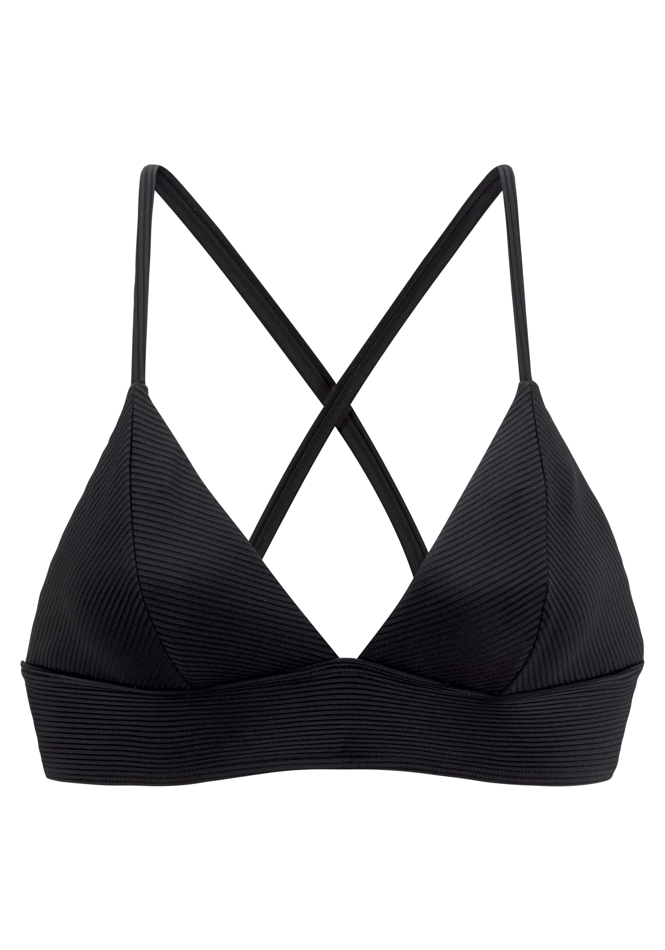 Venice Beach Triangel-Bikini-Top "Lucky", aus gerippter Strukturware günstig online kaufen