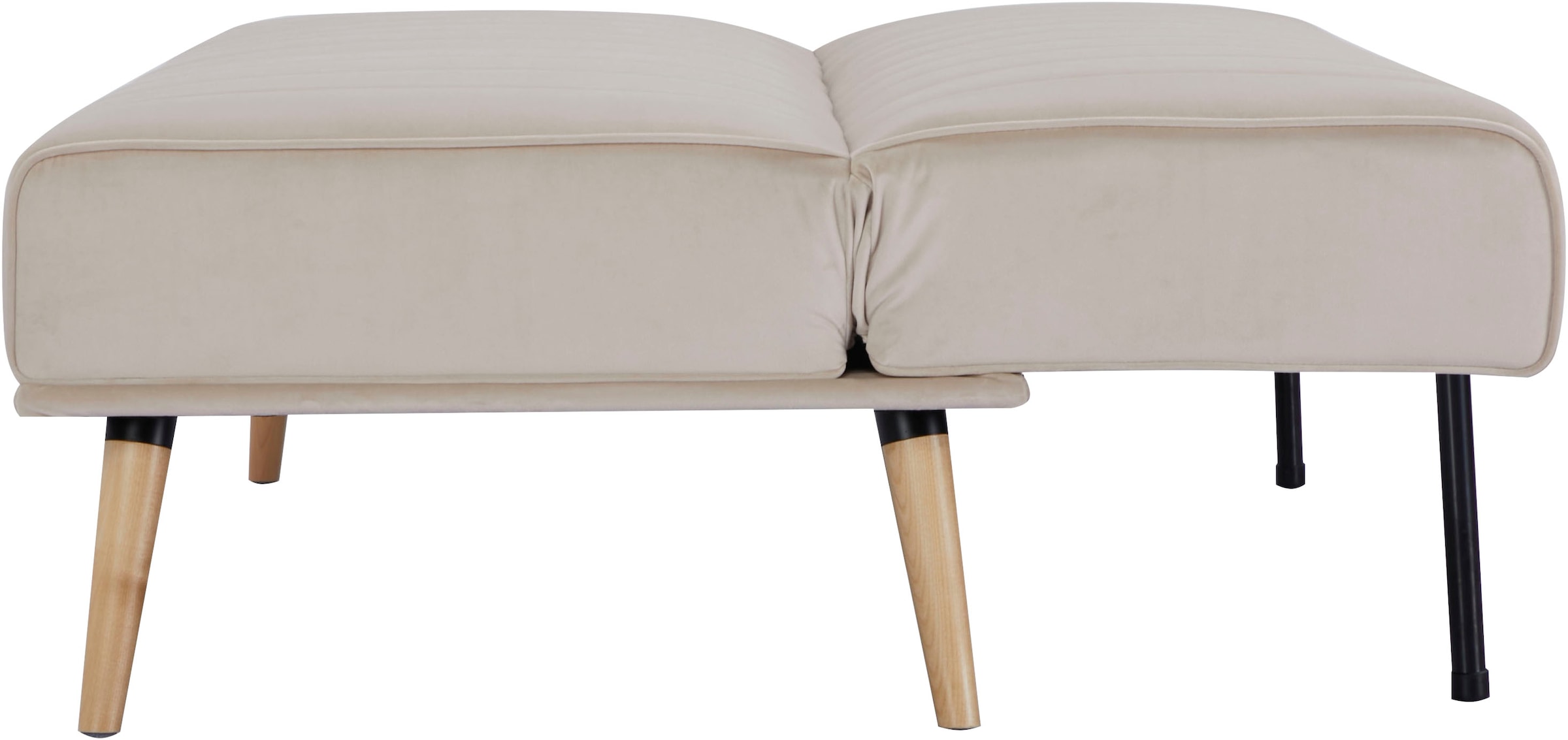 INOSIGN Schlafsofa »LUMINARA Gästesofa, Bettsofa, Couch mit Schlaffunktion, Loungesofa«, durch verstellbare Rückenlehne u. Bettfunktion, Webstoff-Bezug
