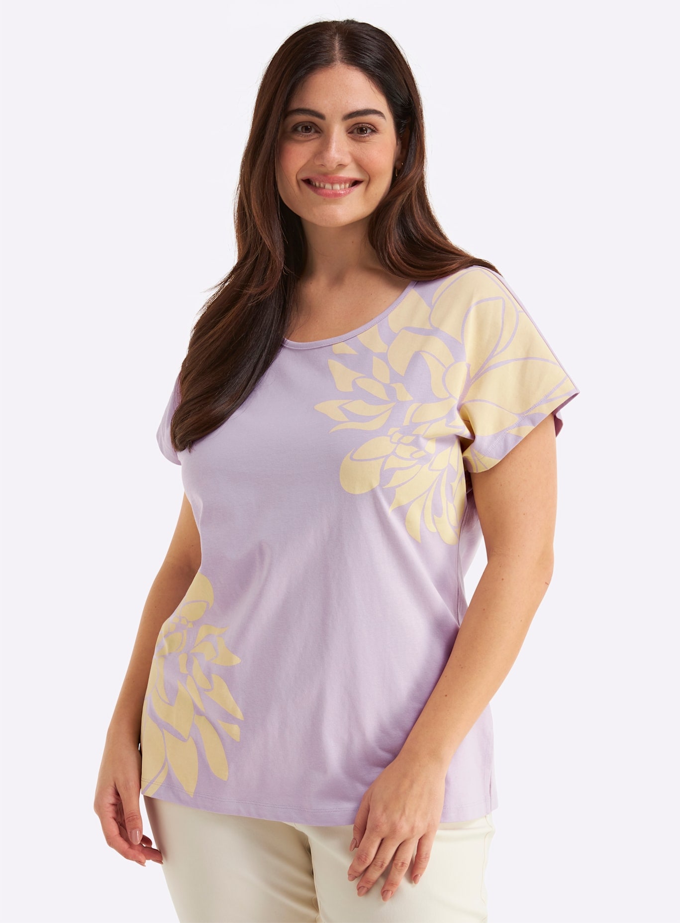 Sheego T-Shirt "Halbarmshirt" 1