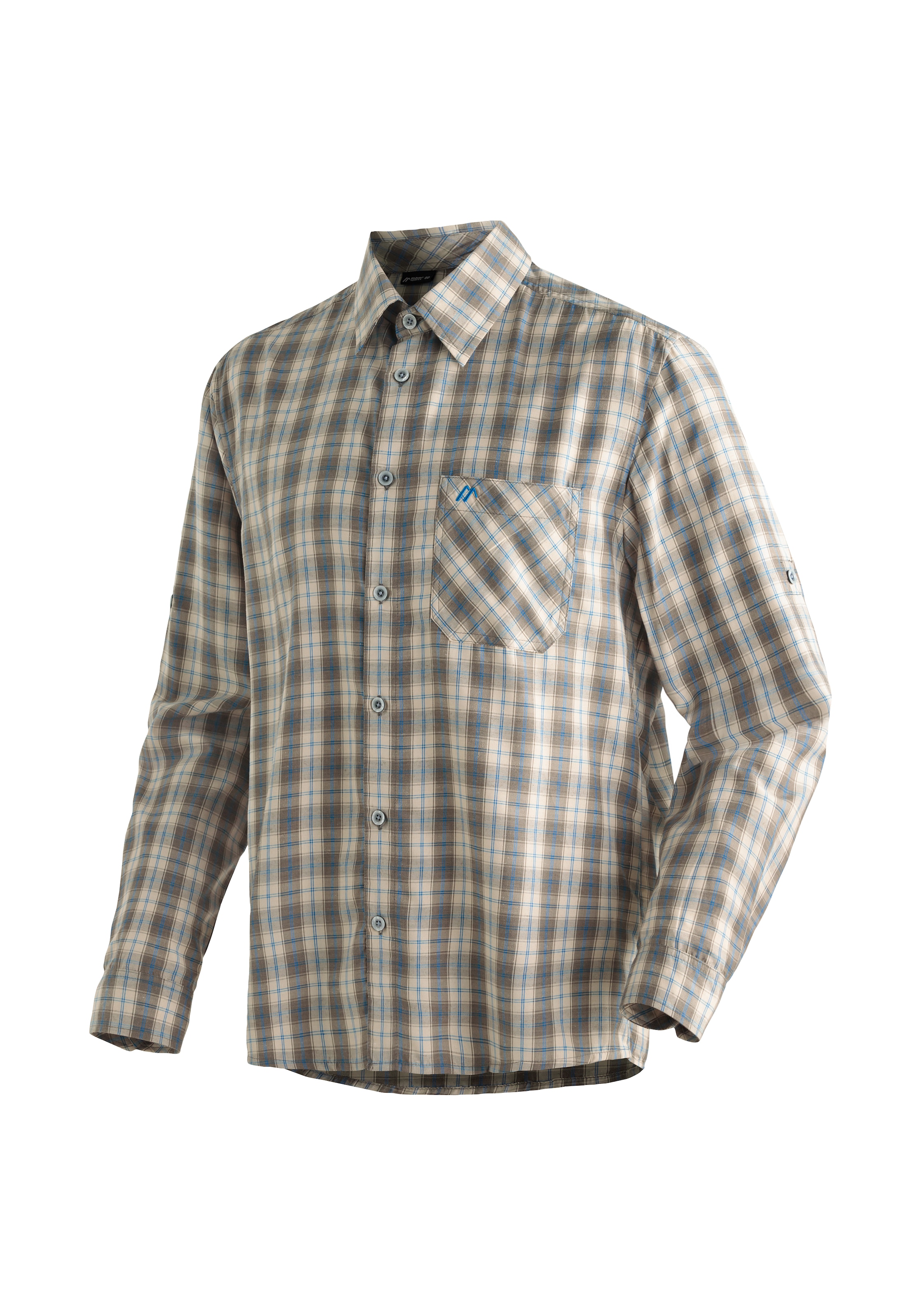Maier Sports "Claas" Herren Hemd, langarm Karohemd für Outdoor und Freizeit günstig online kaufen
