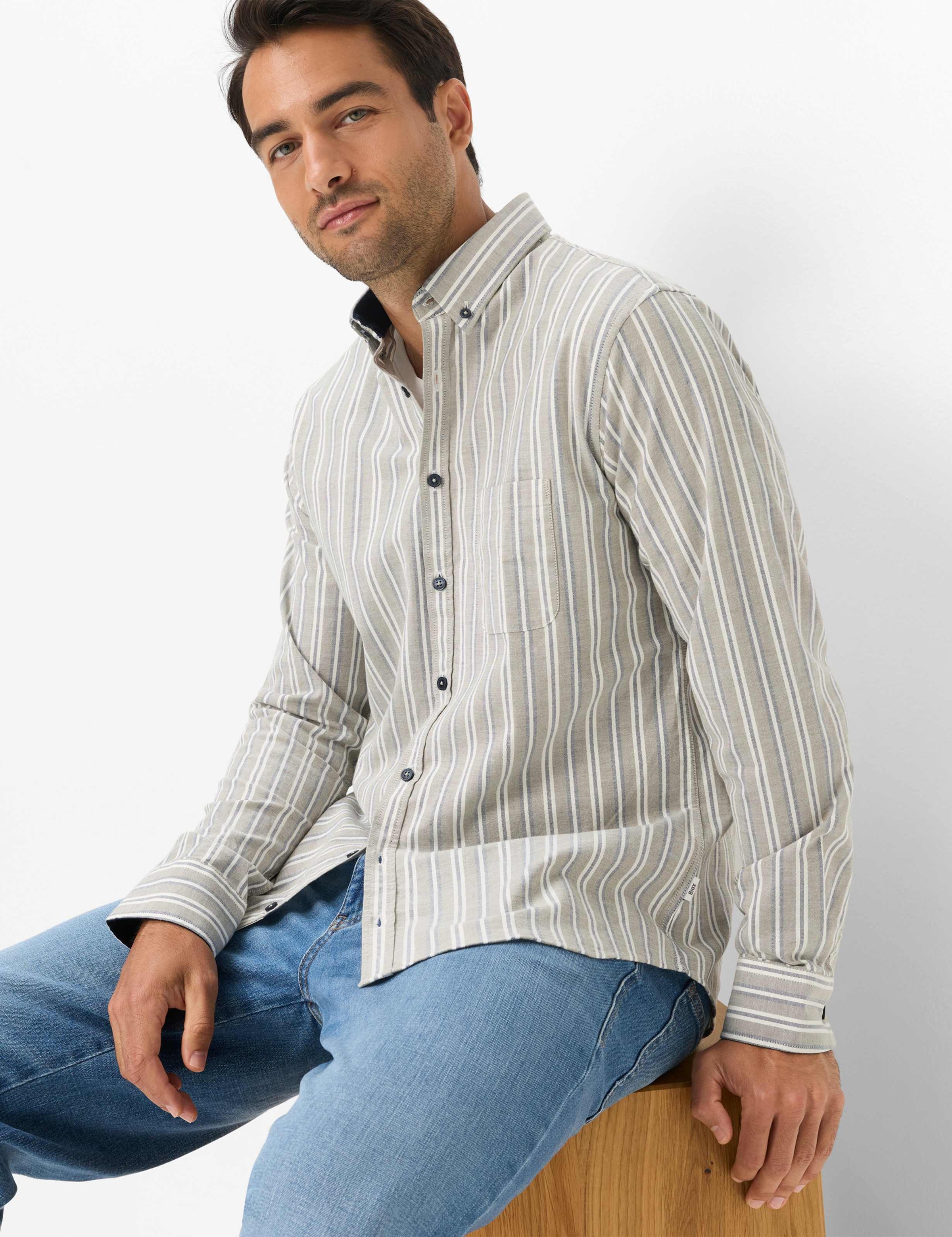 Brax Langarmhemd »Style DANIEL«