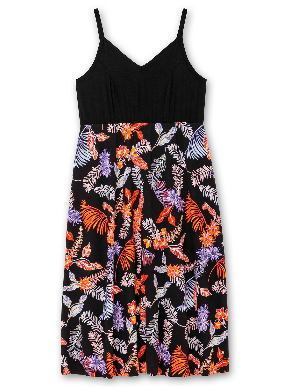 Sheego Sommerkleid »Große Größen«, mit Blumenprint, in Midilänge