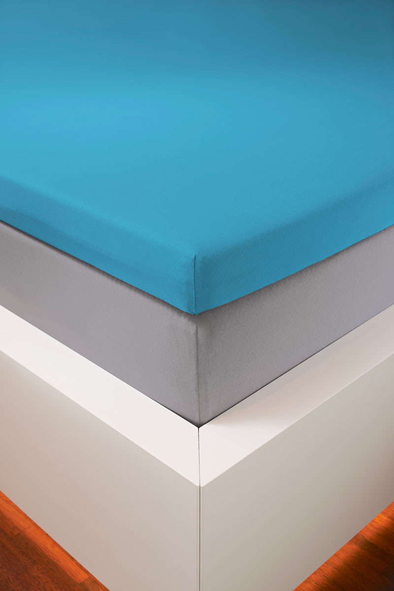 bellana Spannbettlaken "bellana deluxe für Topper, mit Elasthan, Premium Jersey 230 g/m²" mit 5% Elasthan, für Topper mit 4-10cm Höhe, bügelfrei, faltenfrei