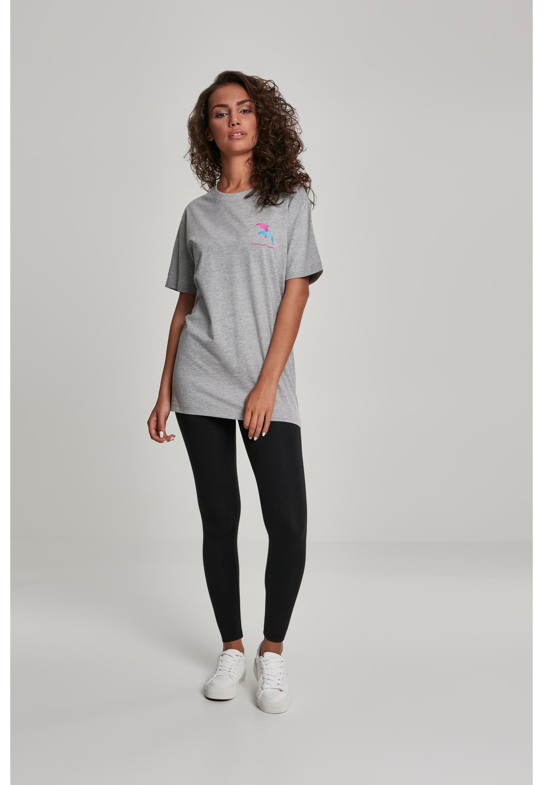 MisterTee T-Shirt »MisterTee Damen Ladies Dolphin Tee«, (1 tlg.)