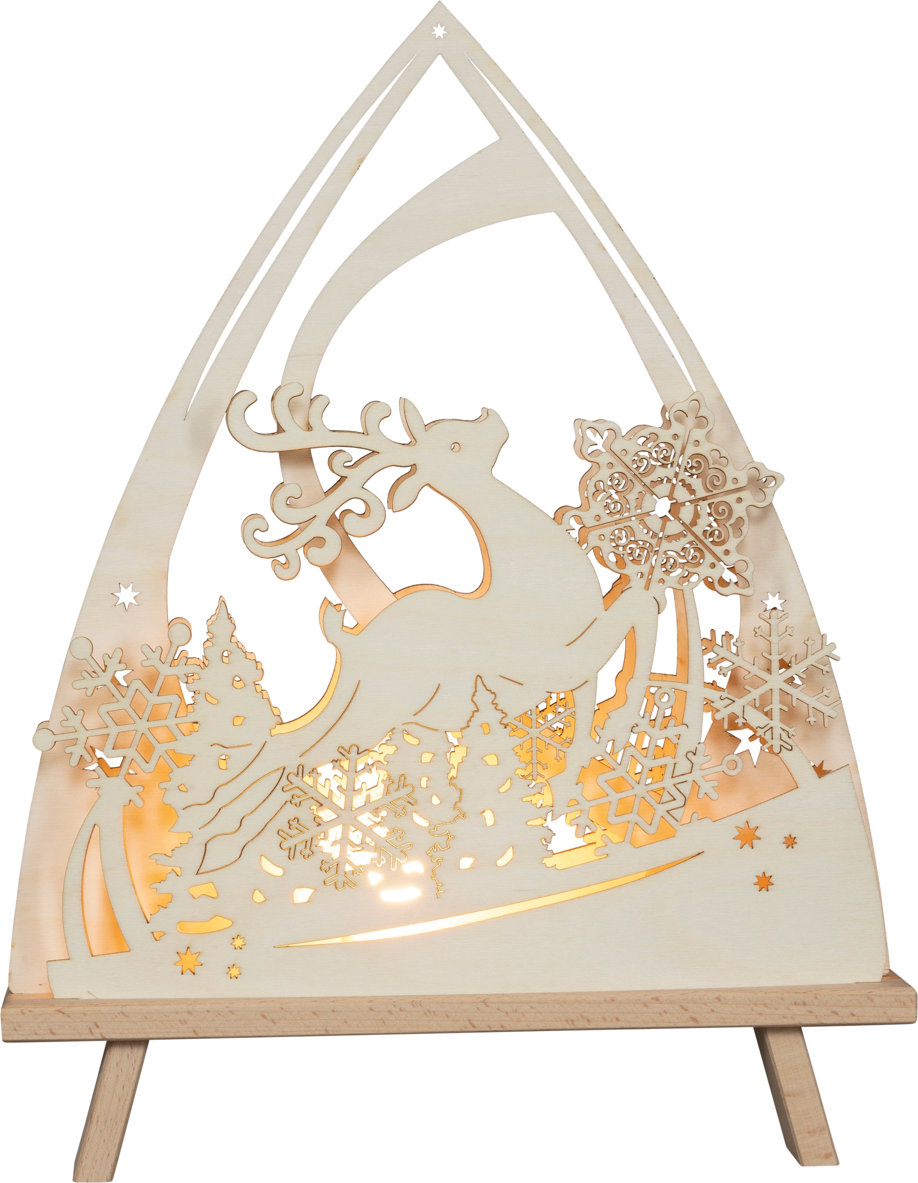 SAICO Original LED Schwibbogen "Dekoleuchte-Spitze, Winterzauber" inkl. LED günstig online kaufen