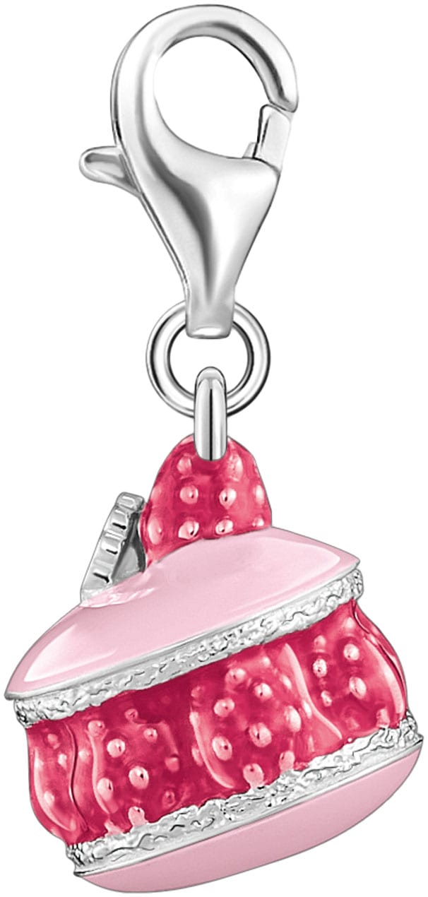 THOMAS SABO Charm-Einhänger »Himbeer-Macaron pink, 2080-007-9«