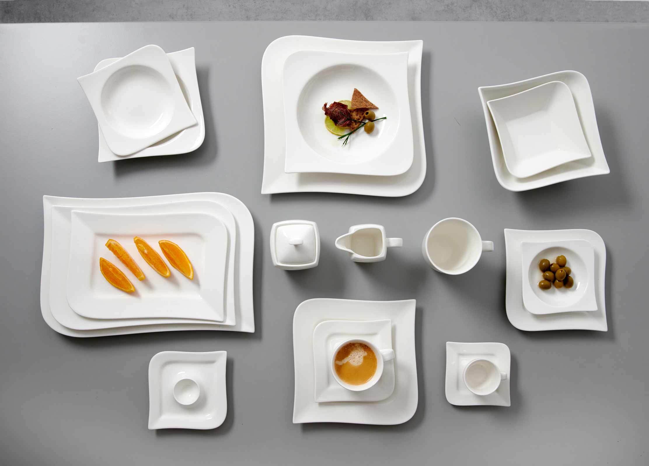 Ritzenhoff & Breker Tasse »Espressotassen mit Untertassen Melodie 80 ml 6er Set weiß«
