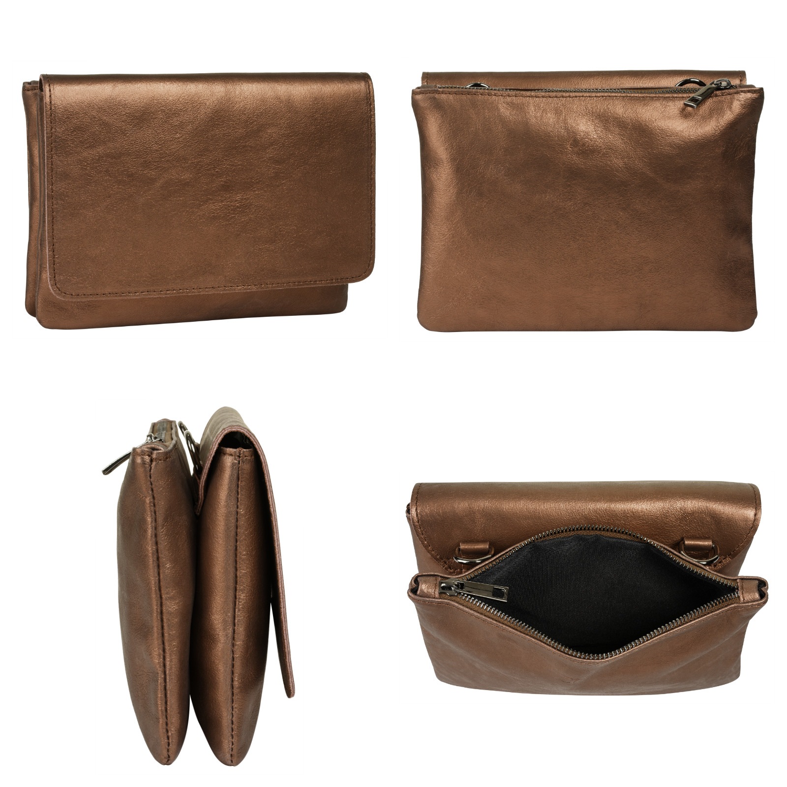 Cluty Umhängetasche echt Leder, Made in Italy günstig online kaufen