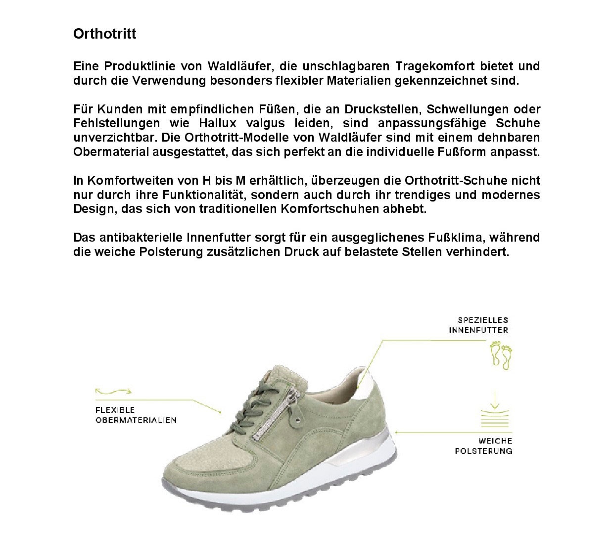 Waldläufer Wedgesneaker »K-RAMONA-Soft«, mit Orthotritt-Ausstattung, K-Weite