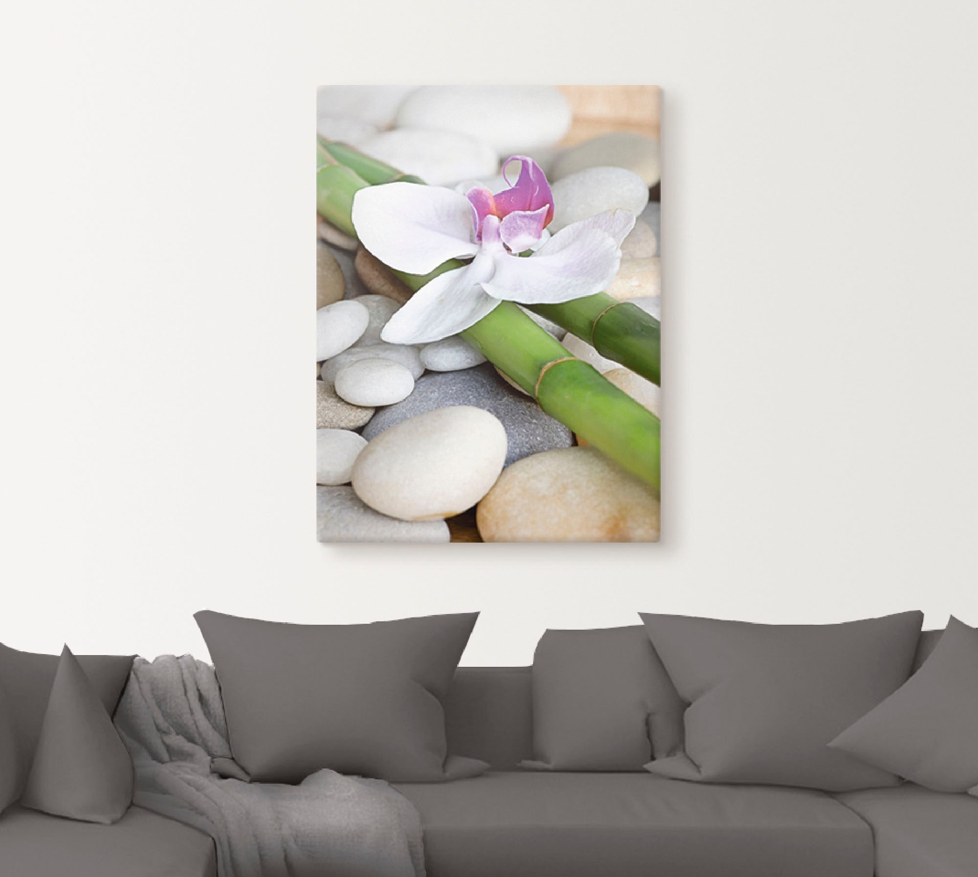 Artland Leinwandbild »Zen Orchidee« Zen 1 Stk. tlg. auf Holzrahmen gespannt