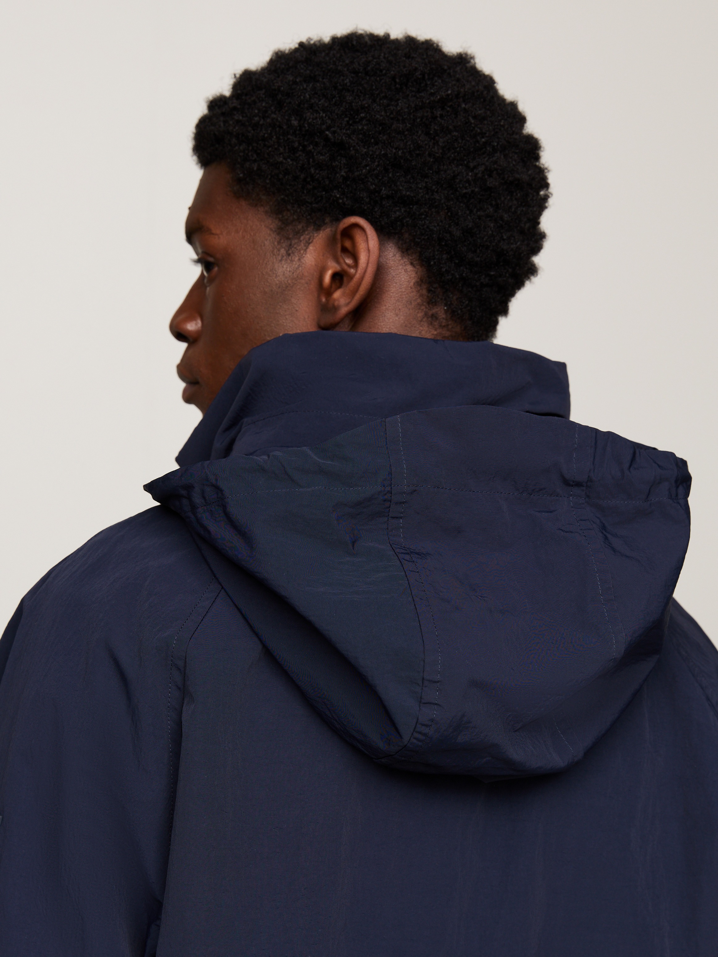 Tommy Hilfiger Blouson »REGATTA JACKET« mit Kapuze wasserabweisend, hochgeschlossen, mit verstaubarer Kapuze